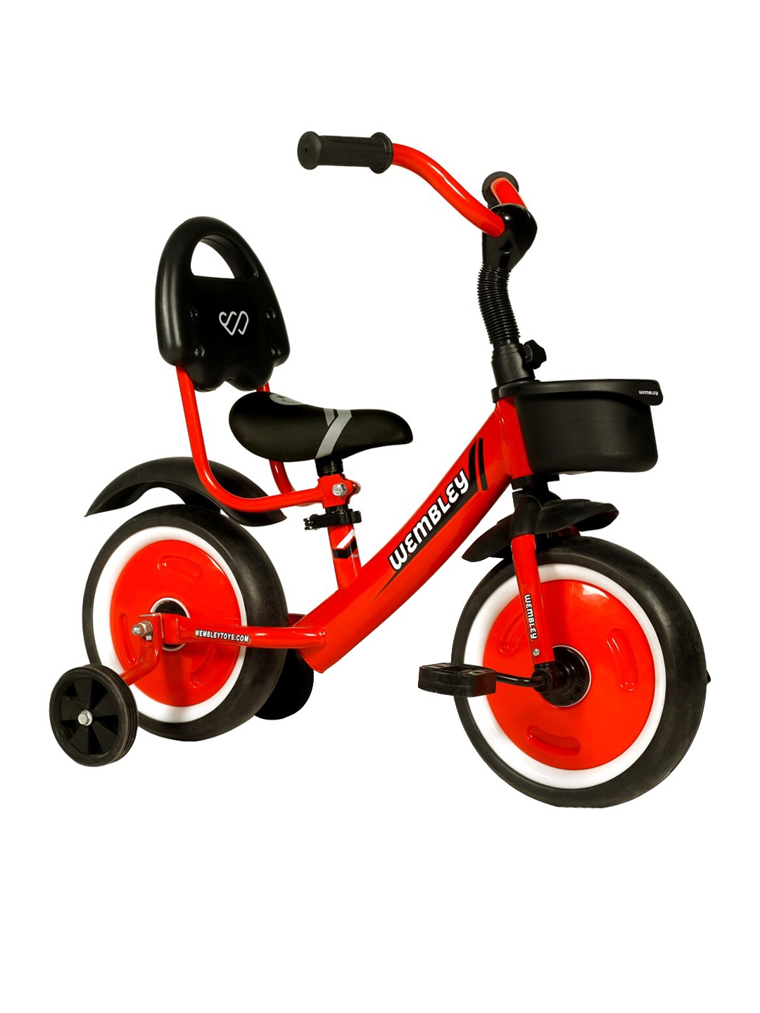 

WEMBLEY Kids Anti Slip Paddle 3 Wheeler Cycle, Red