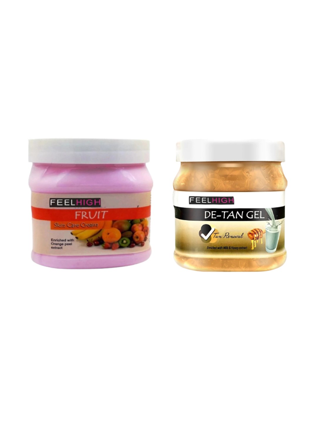 

FEELHIGH Face & Body Fruit Cream & De Tan Gel, Multi