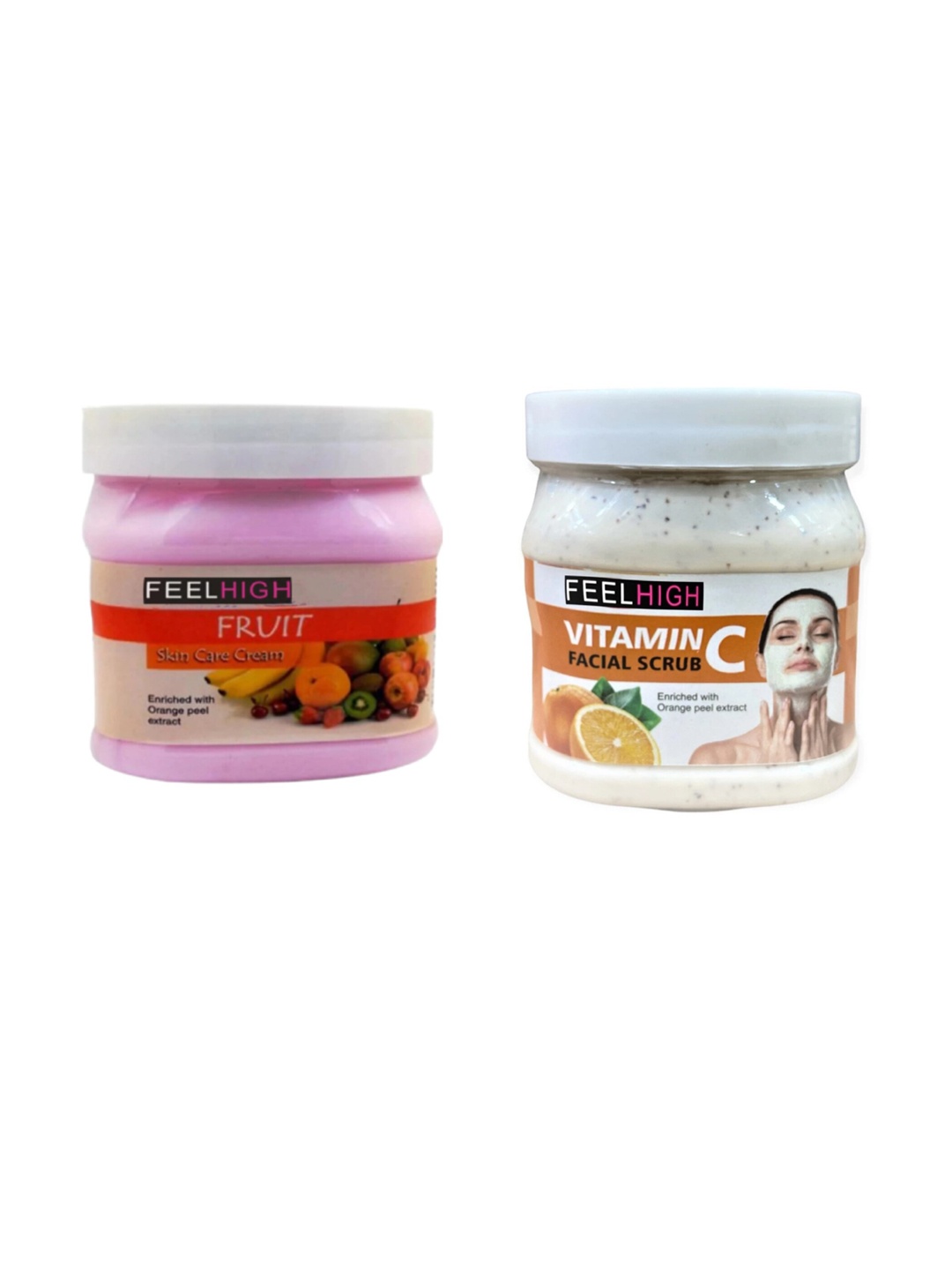 

Face & Body Fruit Cream & Vitamin C Scrub, Multi