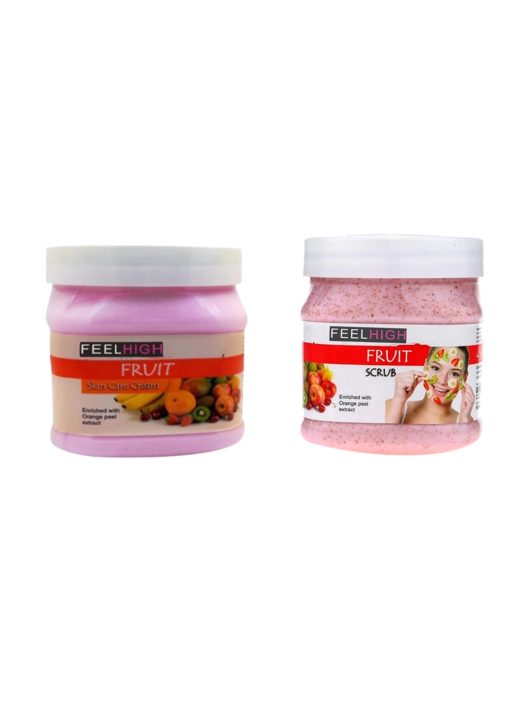 

FEELHIGH Face & Body Fruit Cream & Fruit Scrub, Multi