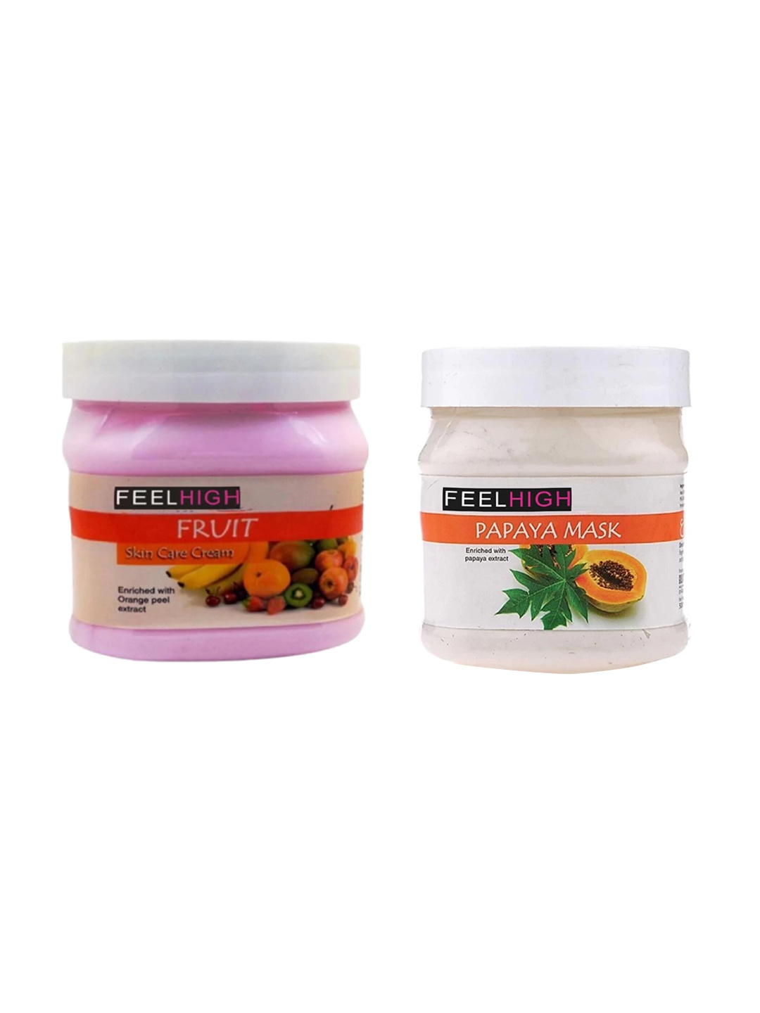 

FEELHIGH Face & Body Fruit Cream & Papaya Mask, Multi