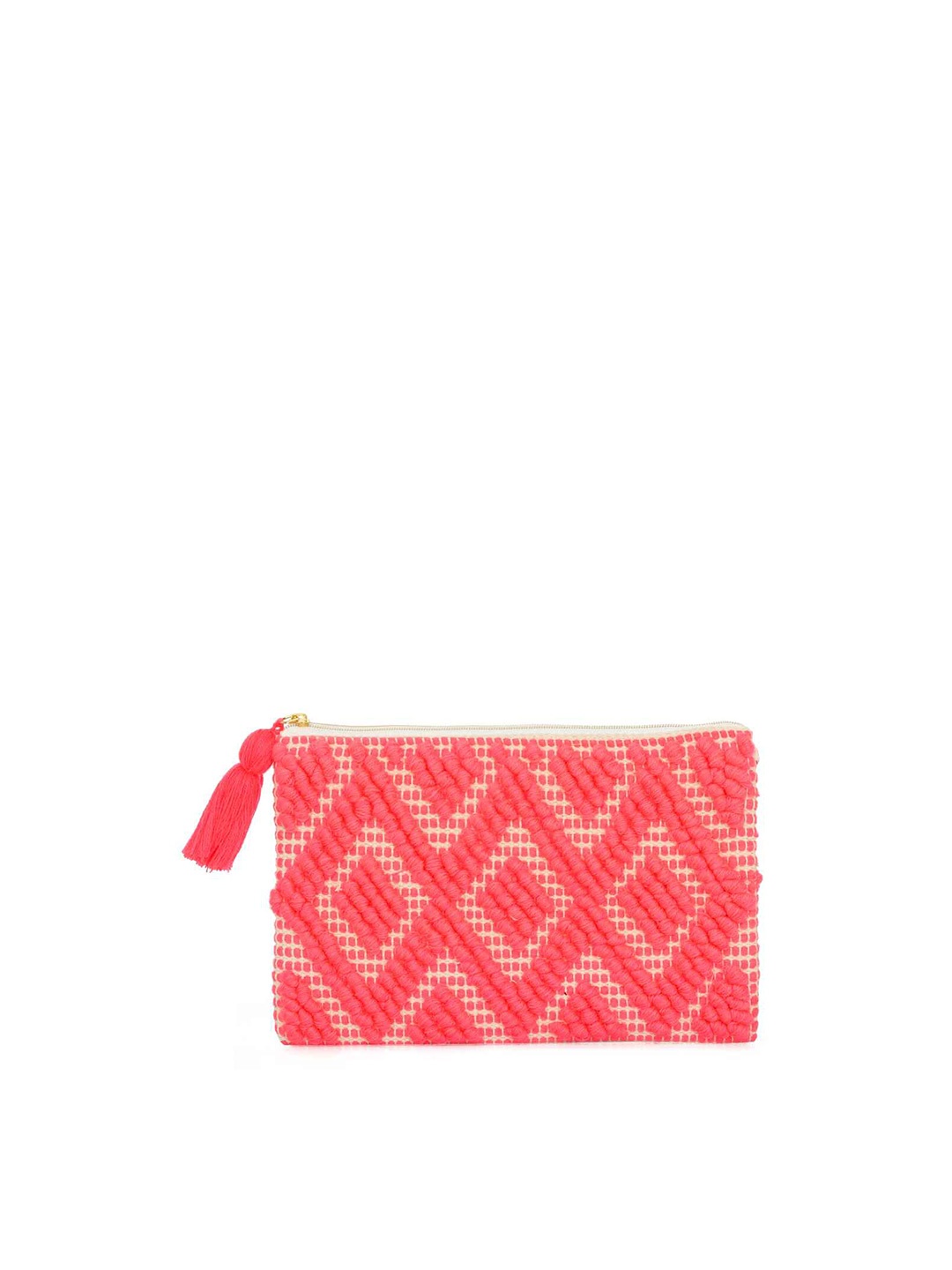 

NR By Nidhi Rathi Embroidered Purse Clutch, Pink