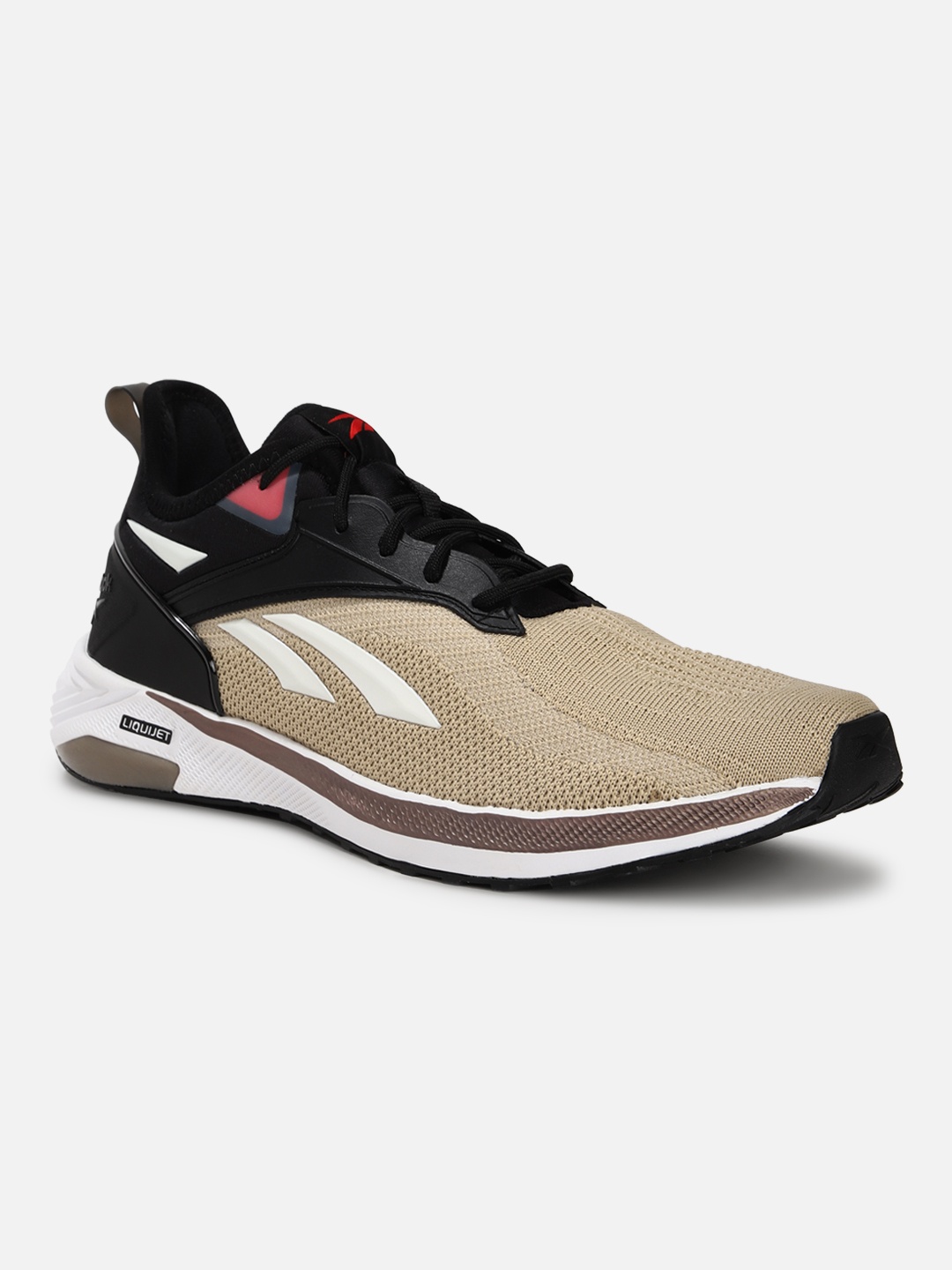 

Reebok Men Woven Design Edge Hill Drill Running Shoes, Beige