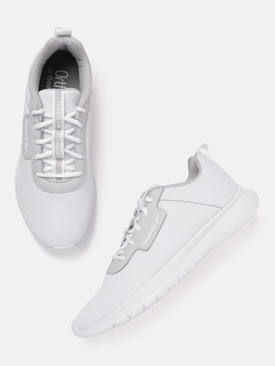 

Reebok Men Woven Design Stride Walker Walking Shoes, White