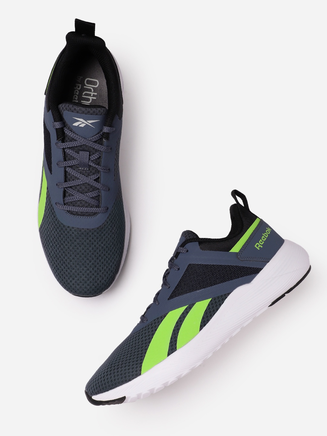 

Reebok Men Woven Design Mainland Running Shoes, Blue