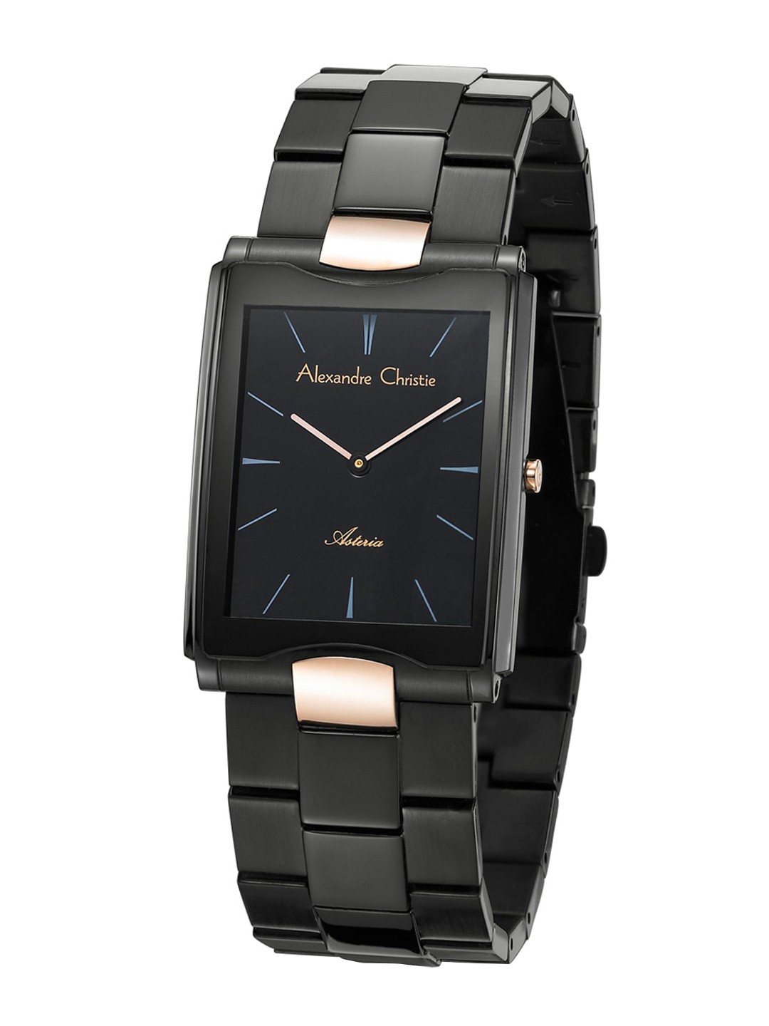 

Alexandre Christie Men Bracelet Style Straps Analogue Watch 8570MHBBRBA, Black