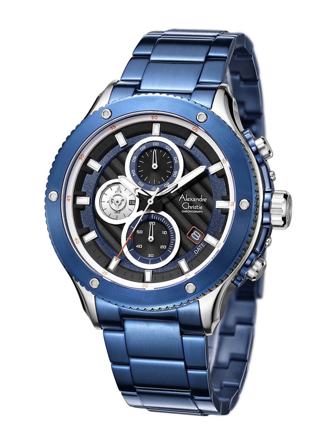 

Alexandre Christie Men Bracelet Style Straps Analogue Watch 6489MCBTUBA, Black