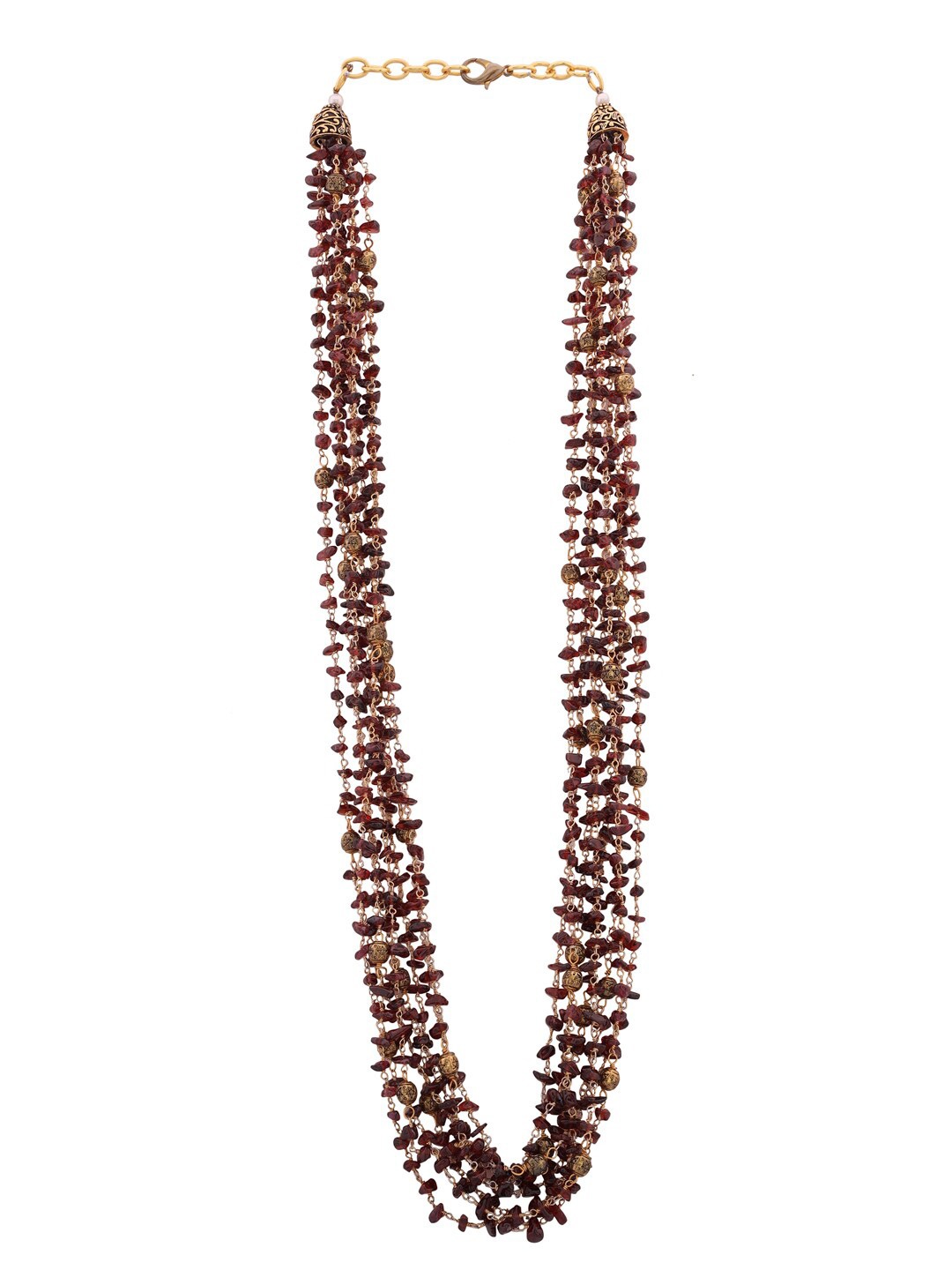 

Shoshaa Gold-Plated Beaded Layered Necklace