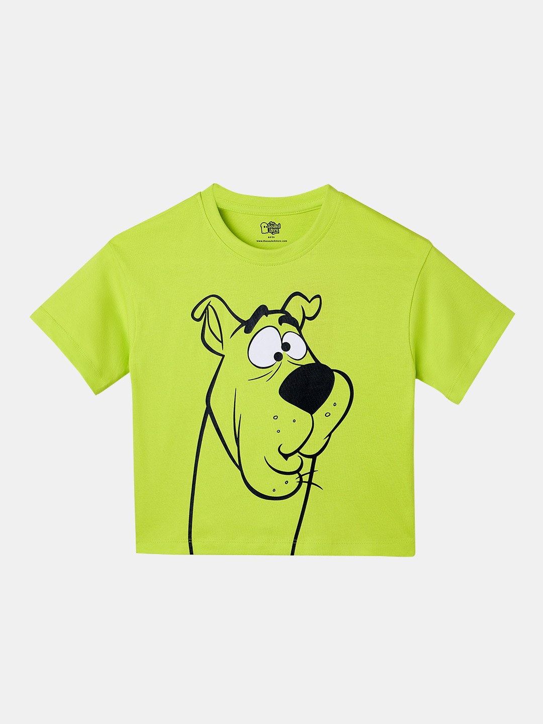 

The Souled Store Girls Scooby Doo Huh Round Neck Cotton Casual T-Shirt, Green