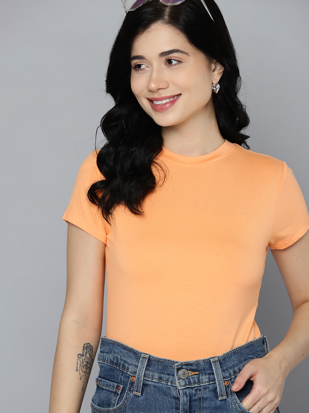 

Mast & Harbour Solid T-shirt, Orange