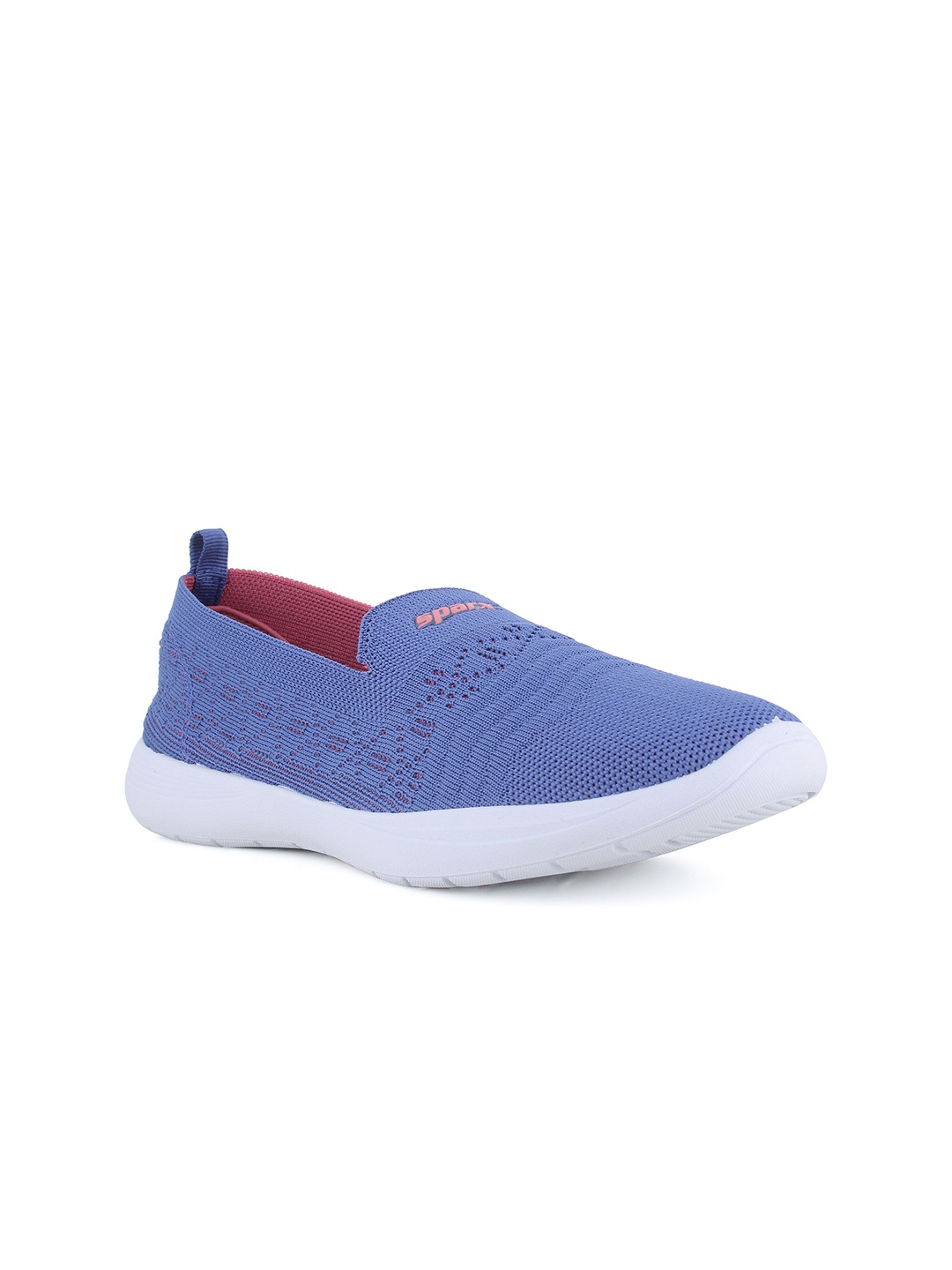 

Sparx Women Textured Slip-On Sneakers, Blue