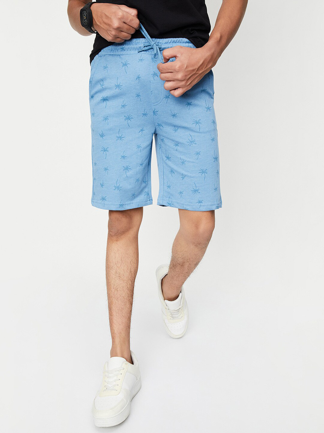

max Boys Tropical Printed Shorts, Blue