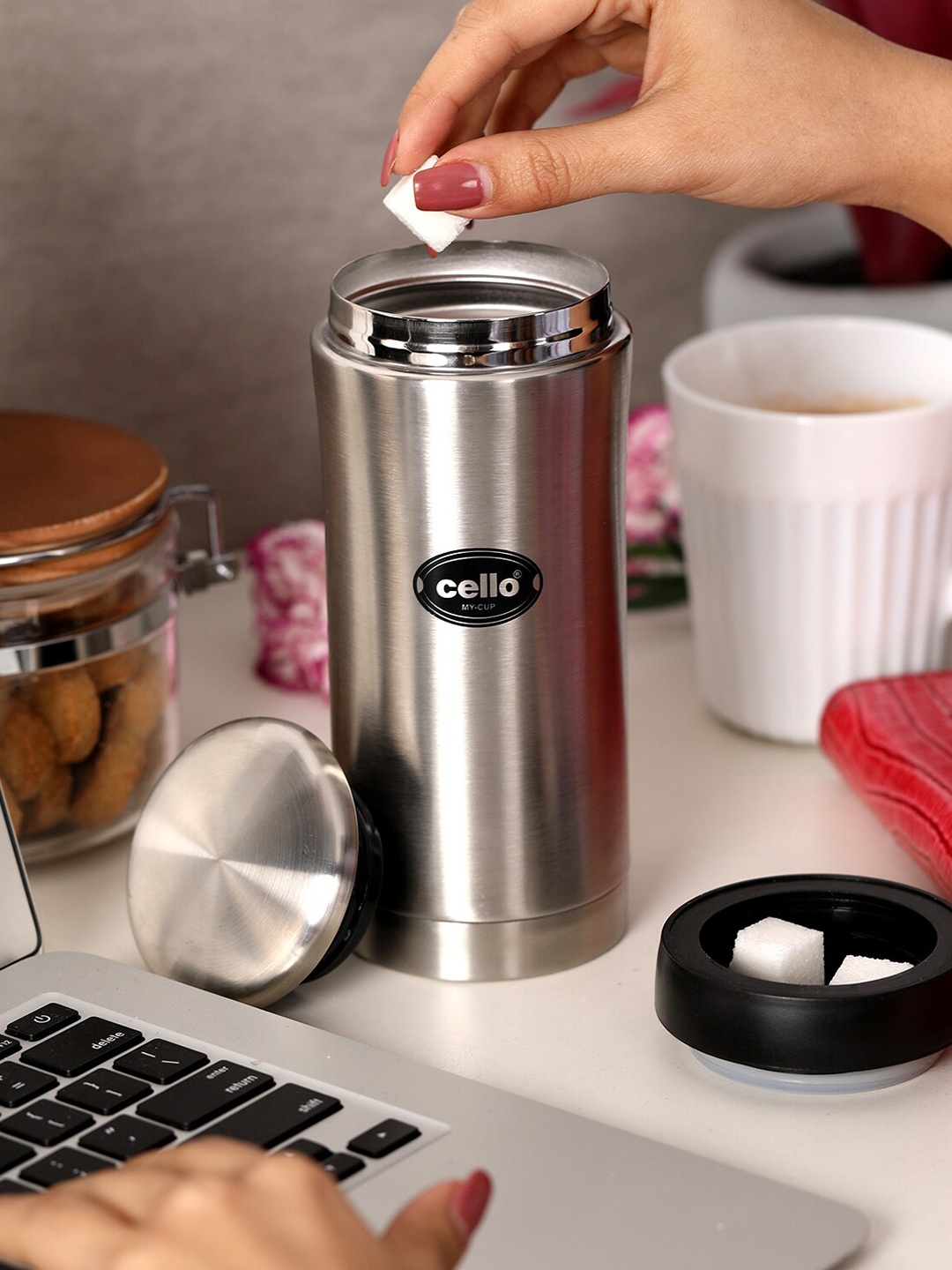 

Cello My Cup Silver Hot and Cold Stainless Steel Soup Jar- 500ml
