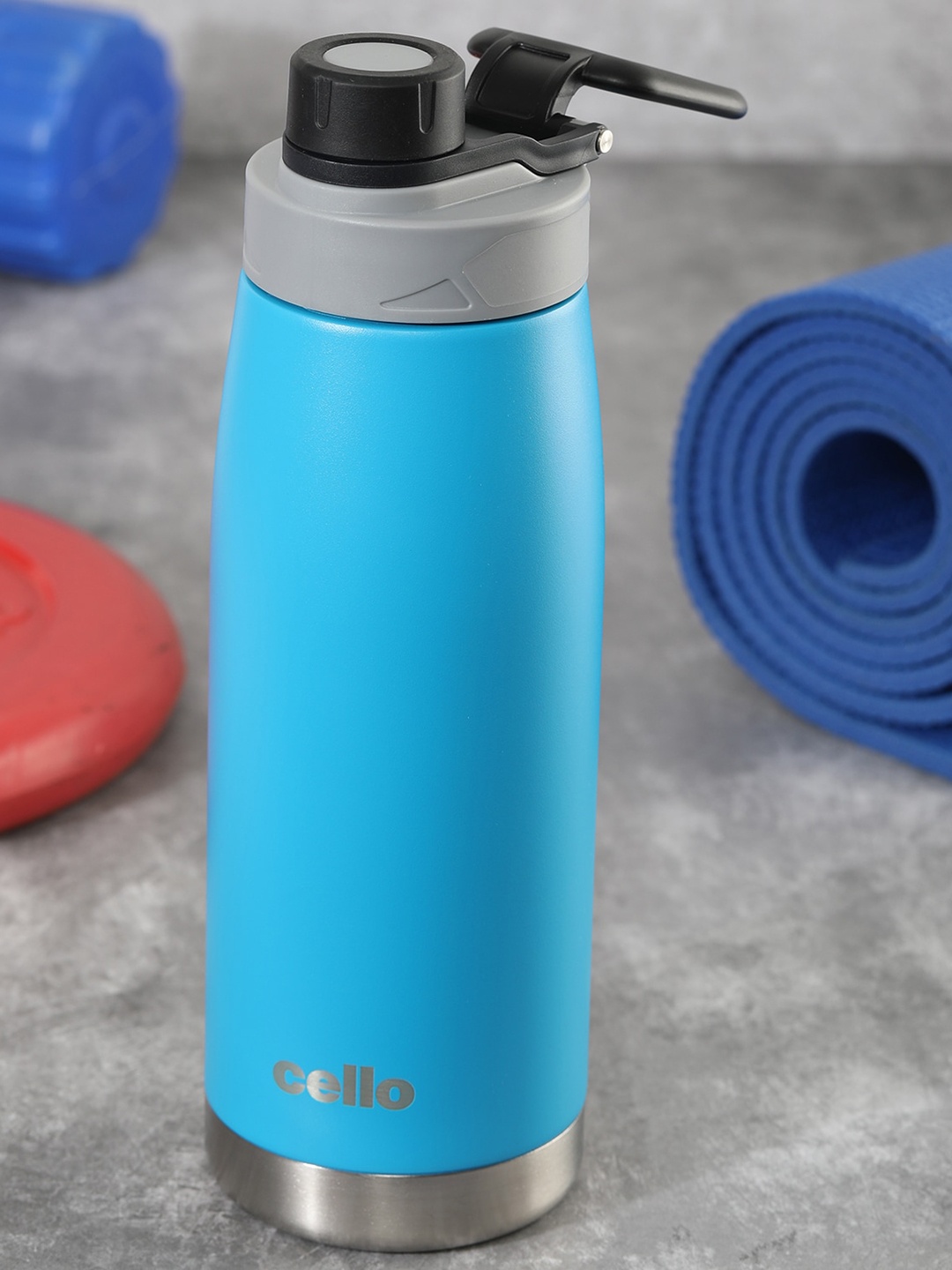 

Cello Duro Sport Blue Double Wall Stainless Steel Water Bottle - 1.1L