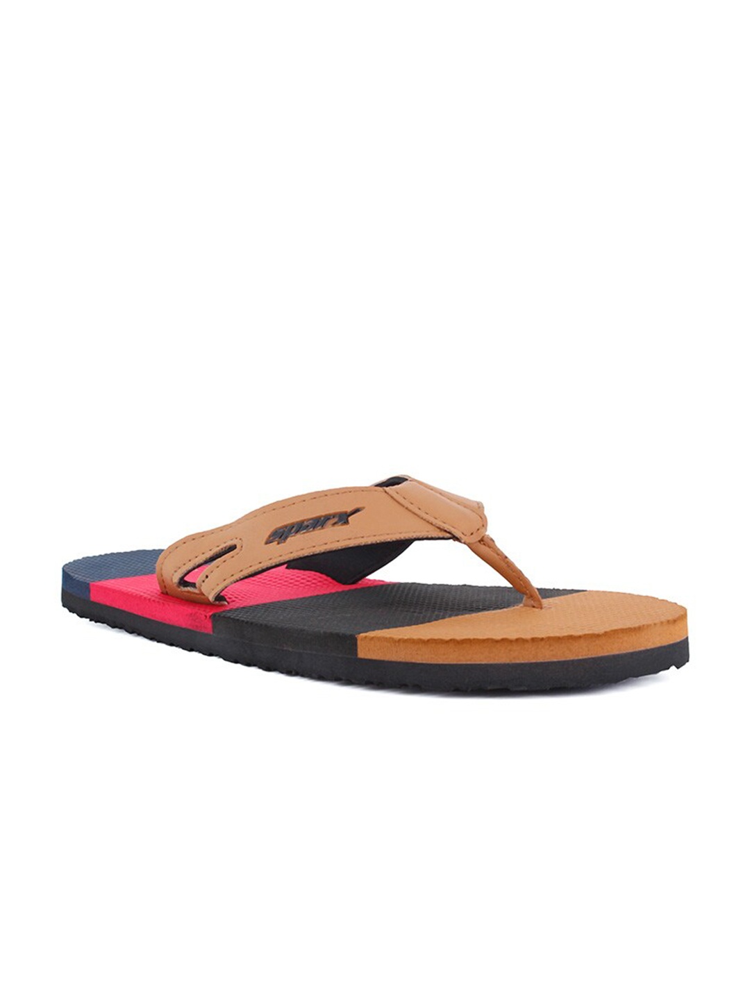 

Sparx Men Colourblocked Thong Flip-Flops, Tan