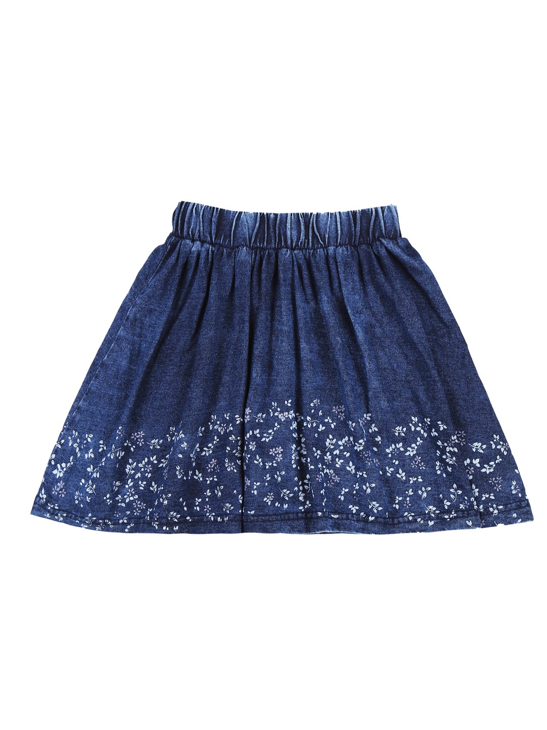

Palm Tree Girls Blue Printed Skort