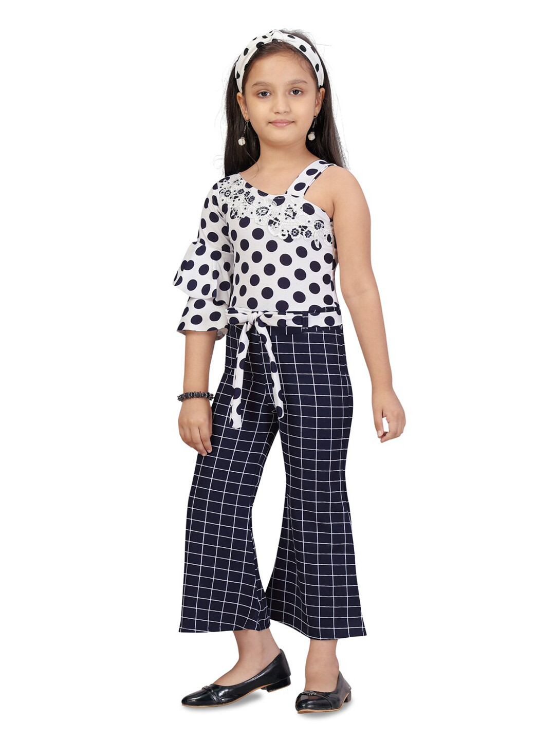 

BAESD Printed Top & Trouser Clothing Set, Navy blue