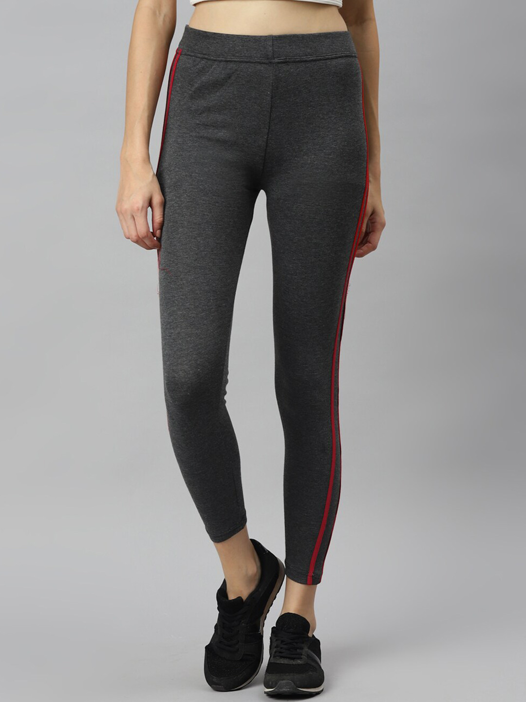 

BAESD Girls Striped Rapid-Dry Sports Track Pants, Grey