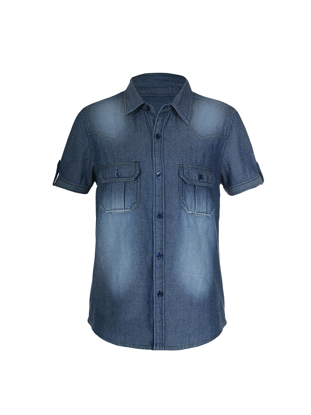 

naughty ninos Boys Blue Relaxed Regular Fit Solid Casual Shirt
