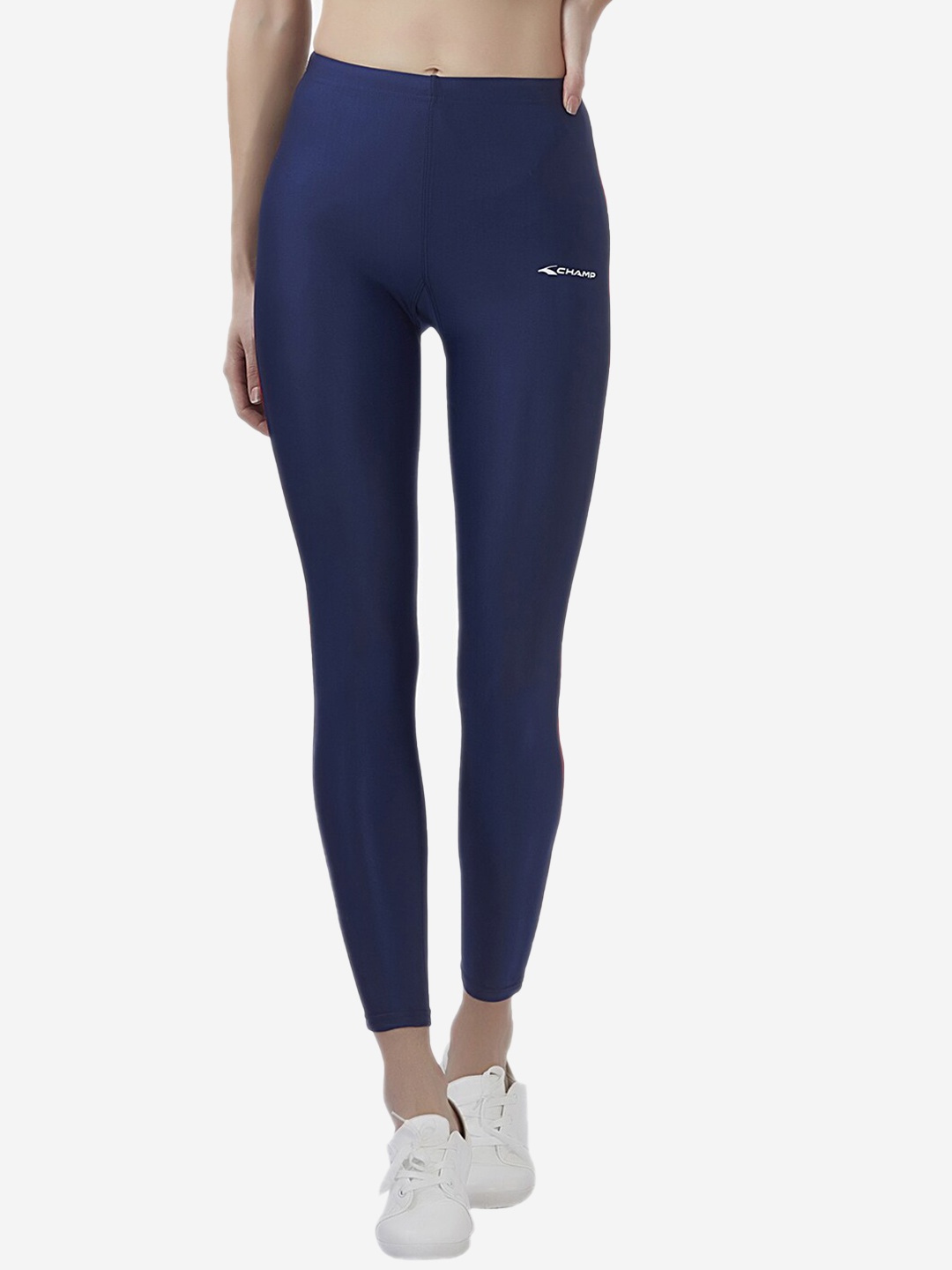 

VELOZ Women Ankle-Length Tights, Navy blue