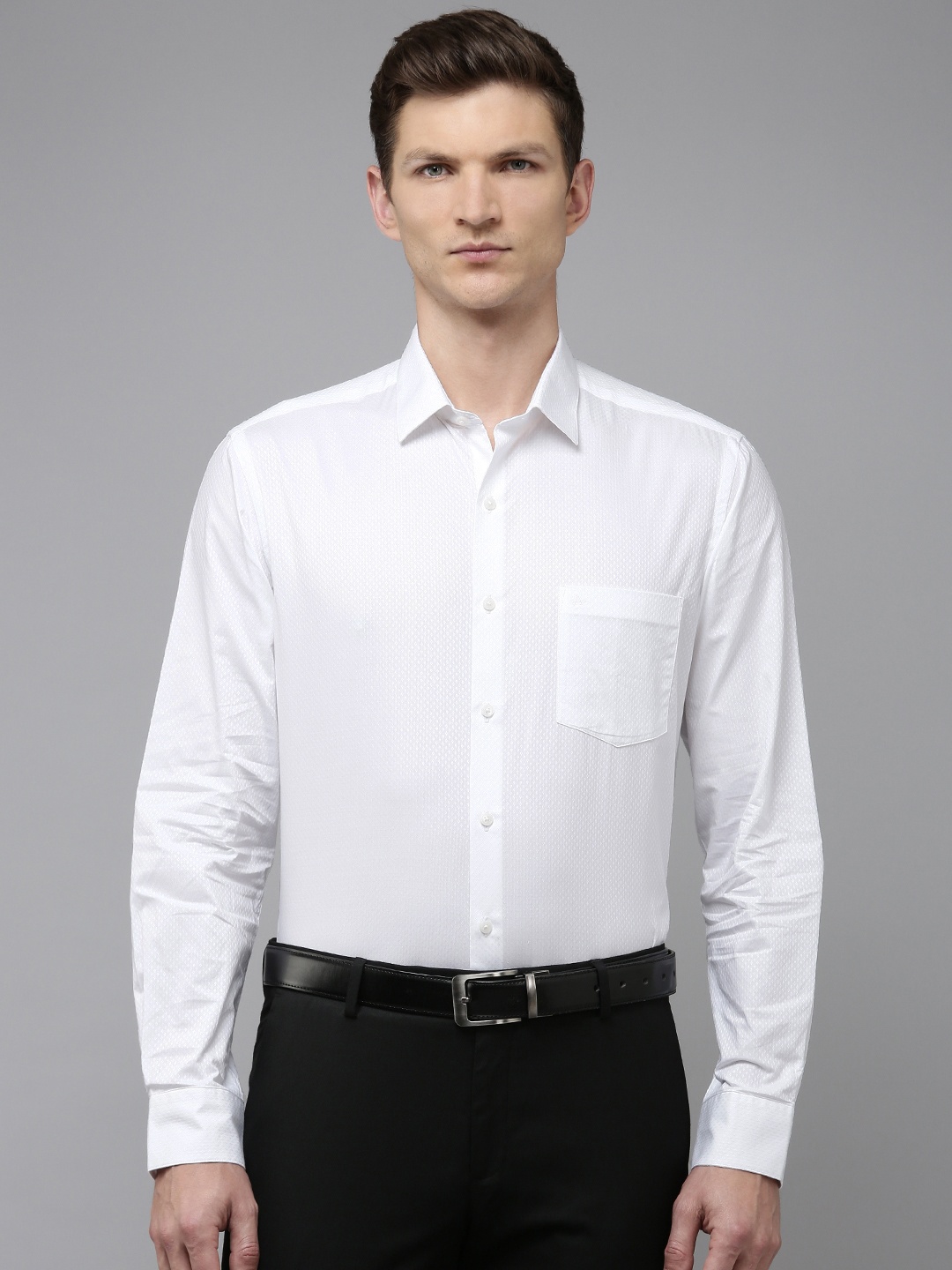 

Arrow Original Slim Fit Opaque Pure Cotton Formal Shirt, White