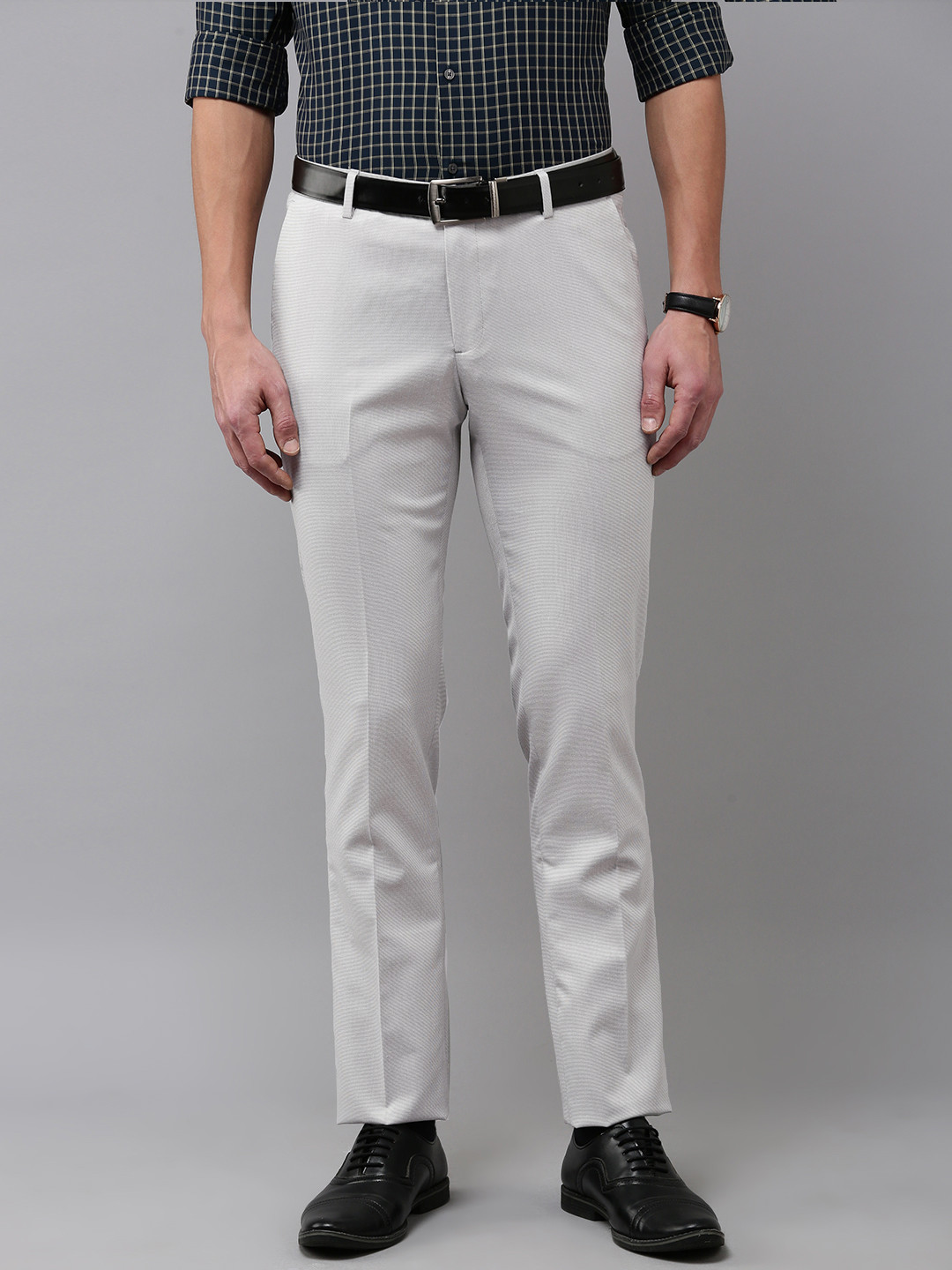 

Arrow Men Tailored Formal Trousers, Grey