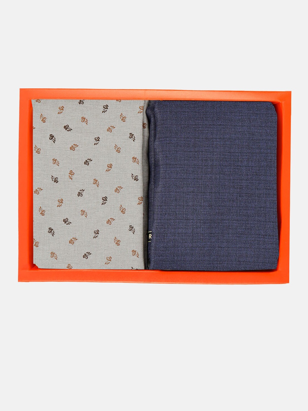 

Ramraj Men Printed Shirt & Trouser Clothing Fabric, Grey