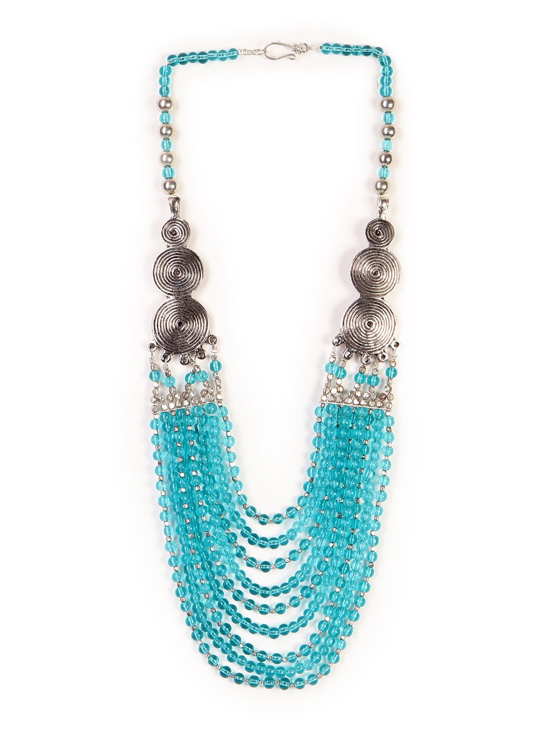 

Bamboo Tree Jewels Blue Metal Necklace