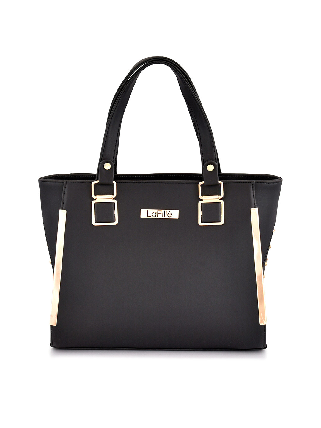 

LaFille Structured Handheld Bag, Black