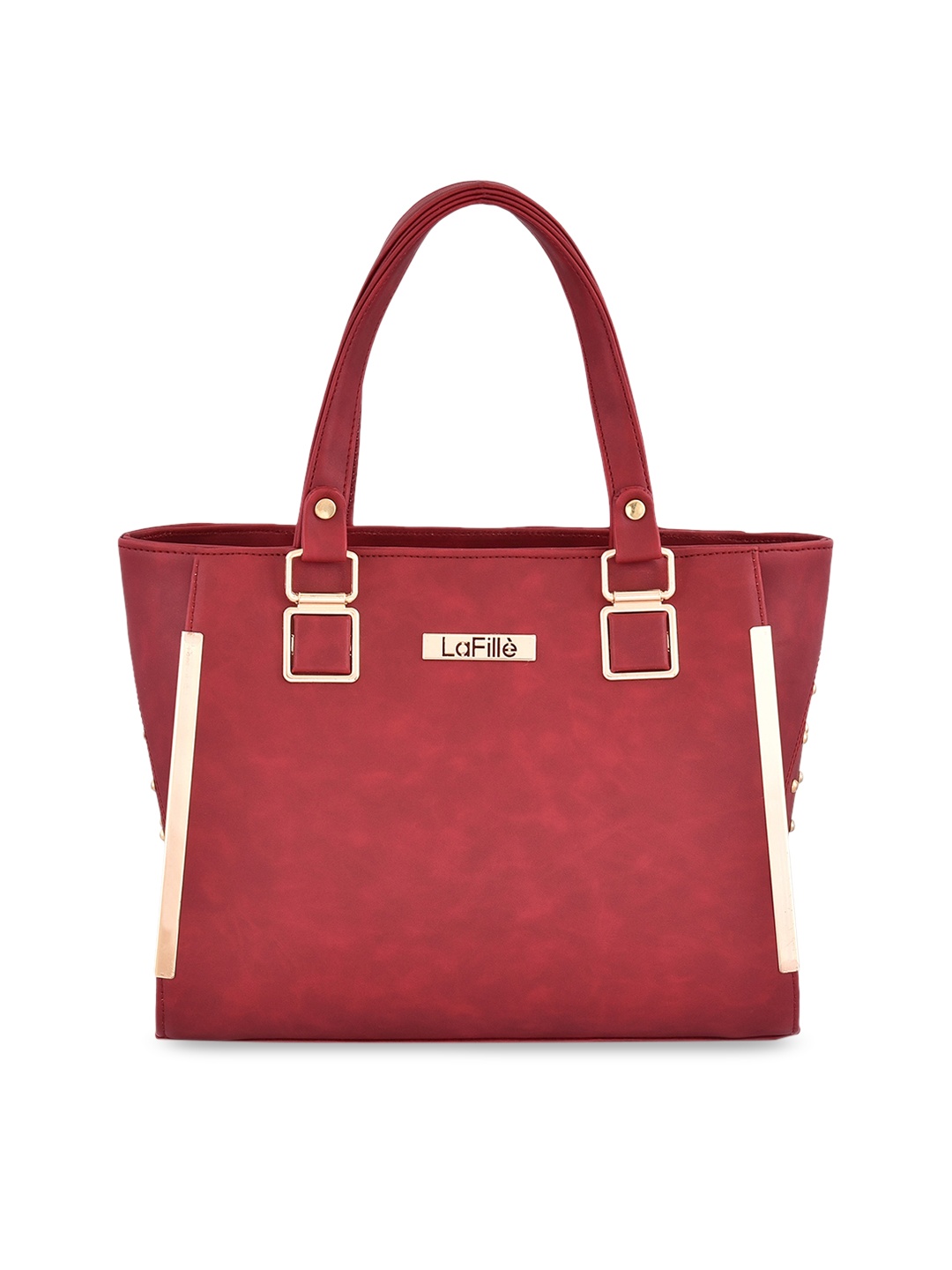 

LaFille Structured Handheld Bag, Maroon