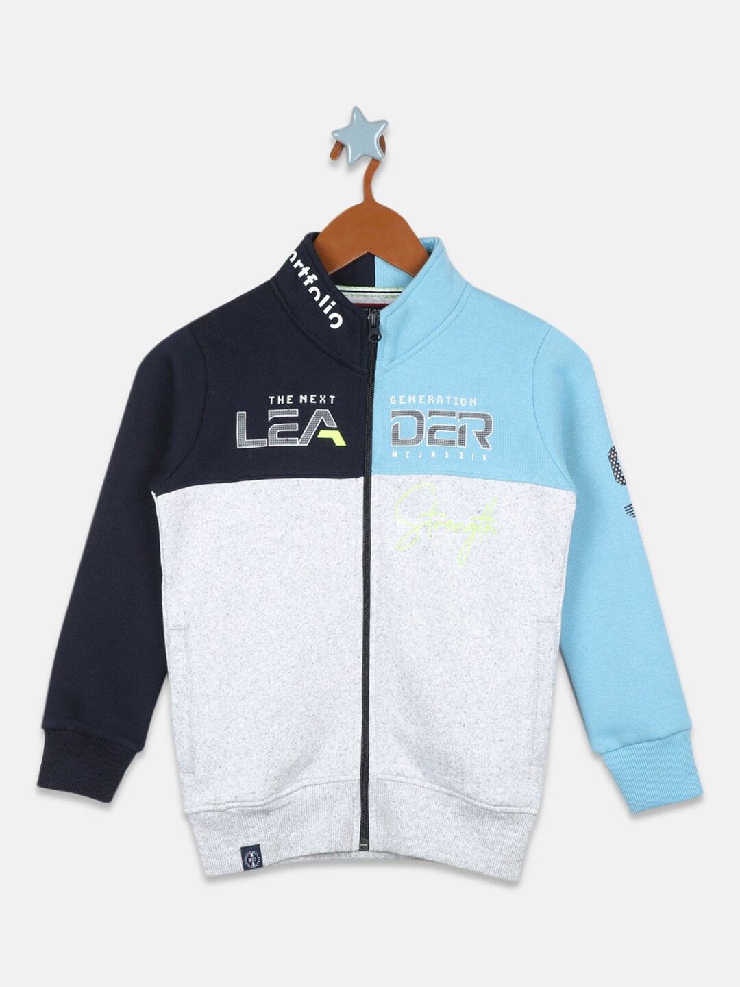 

Monte Carlo Boys Colourblocked Sweatshirt, Blue