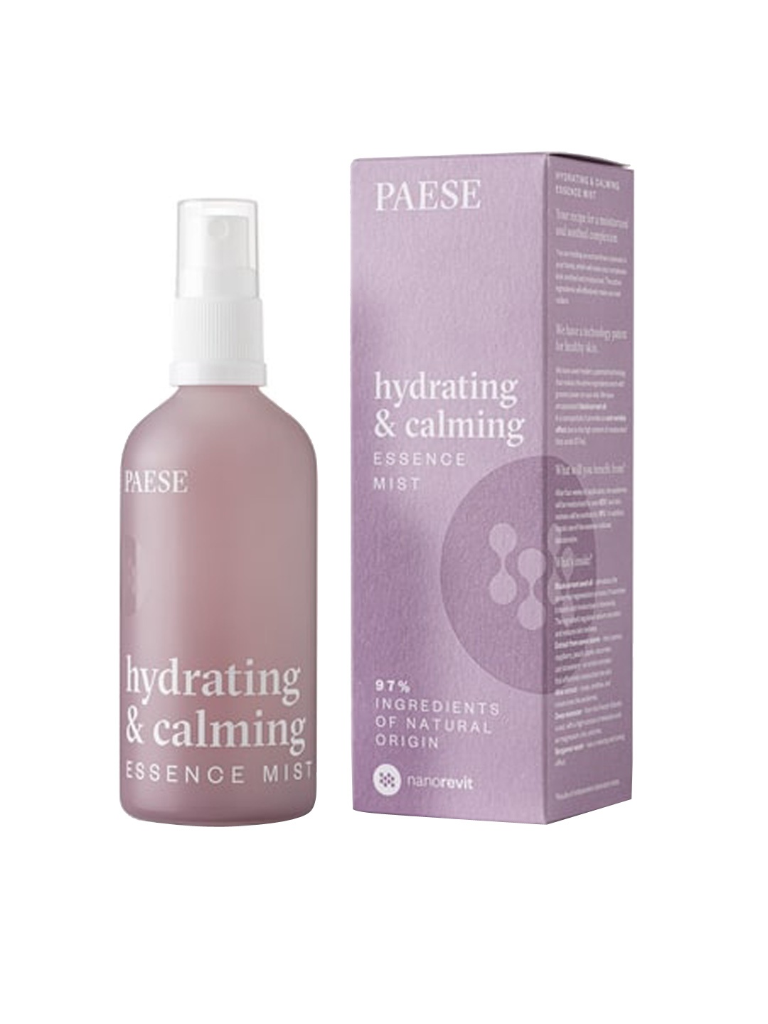 

Paese Cosmetics Hydrating & Calming Essence Mist - 100ml, Transparent