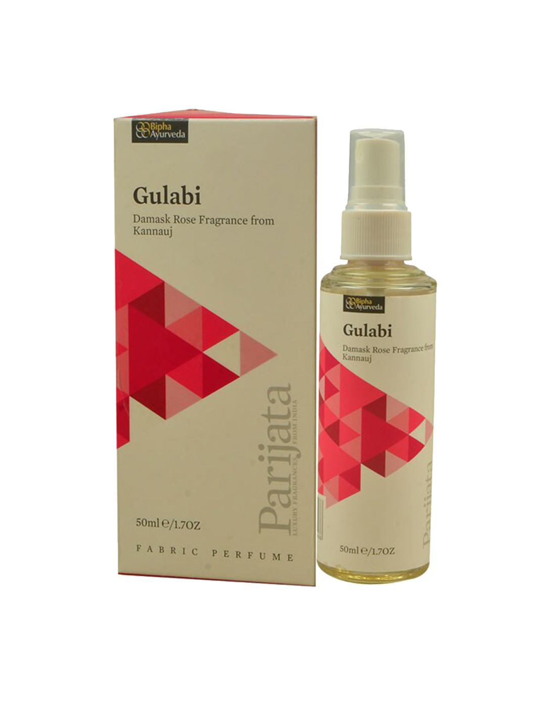 

Bipha Ayurveda Gulabi Fabric Perfume 50ml, Red
