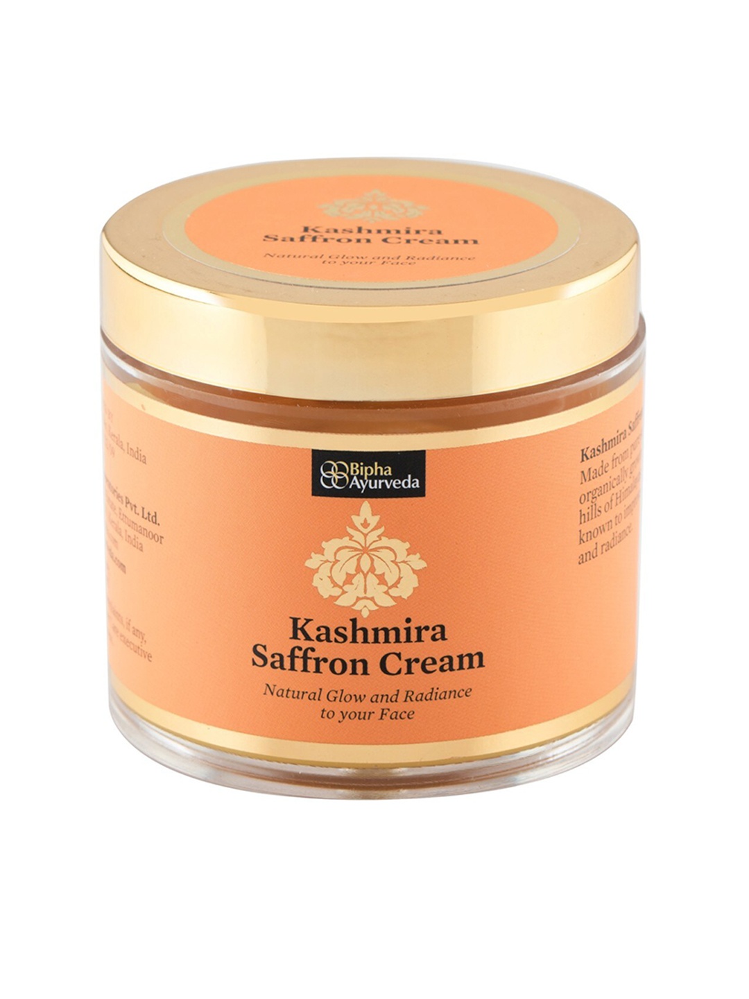 

Bipha Ayurveda Kashmira Saffron Cream with Vitamin E - 75 g, Orange