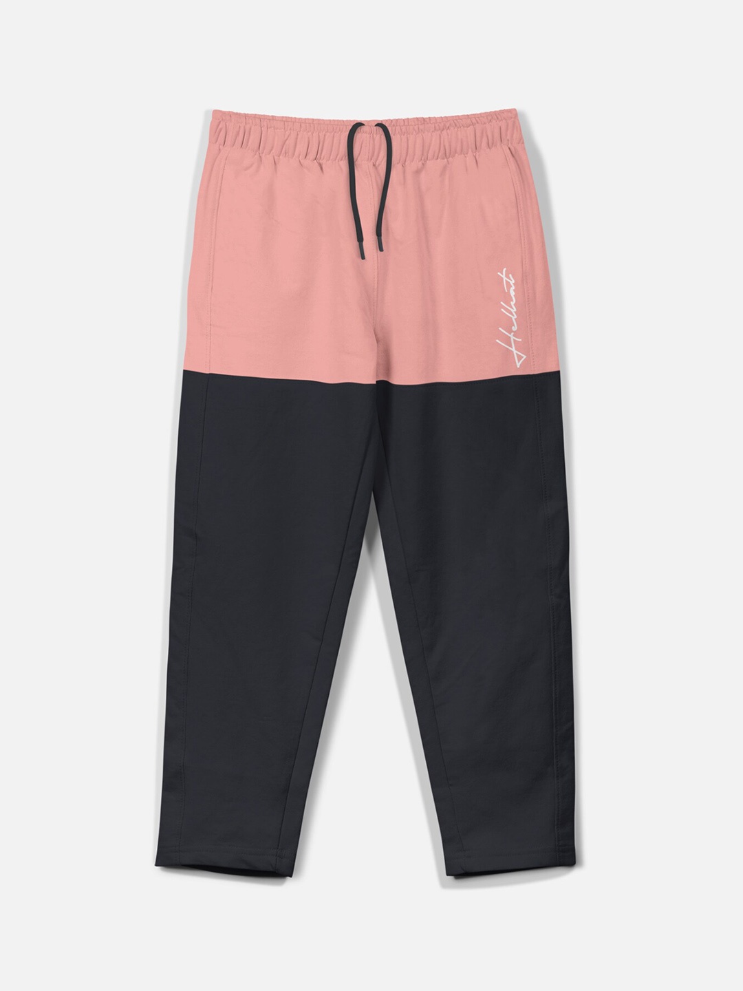 

HELLCAT Boys Colourblocked Track Pants, Pink