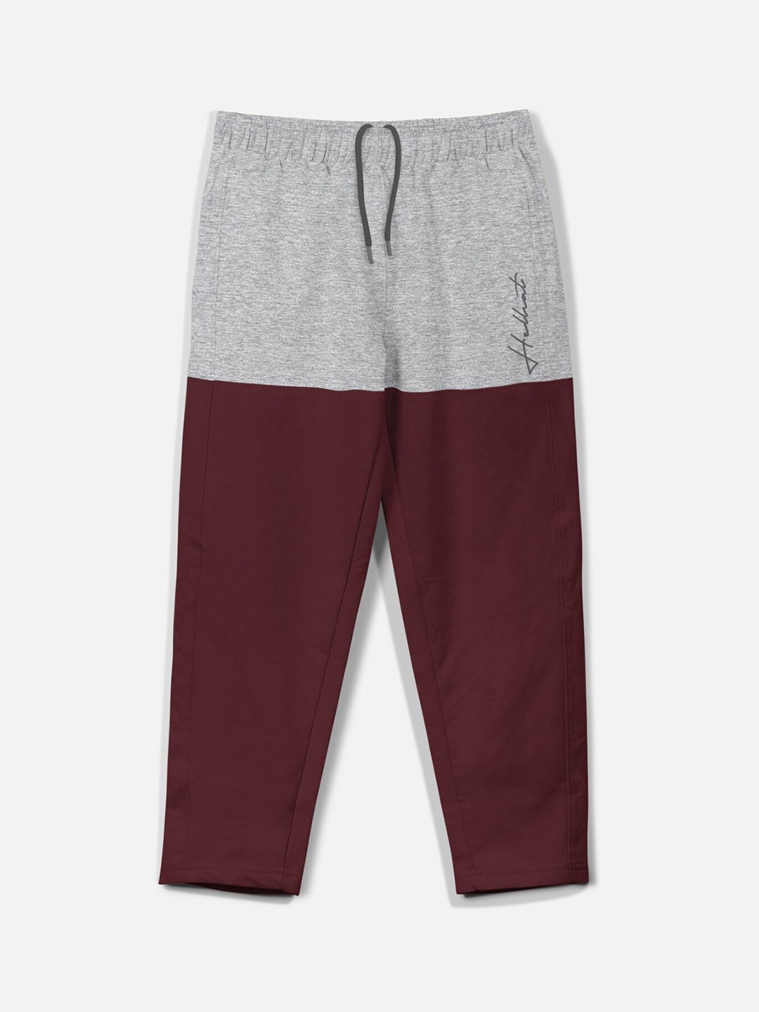 

HELLCAT Boys Colorblocked Track Pants, Grey melange