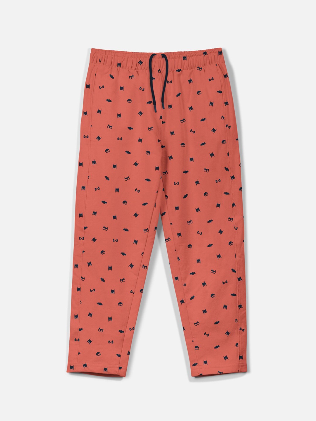 

HELLCAT Boys Conversational Printed Track Pants, Orange