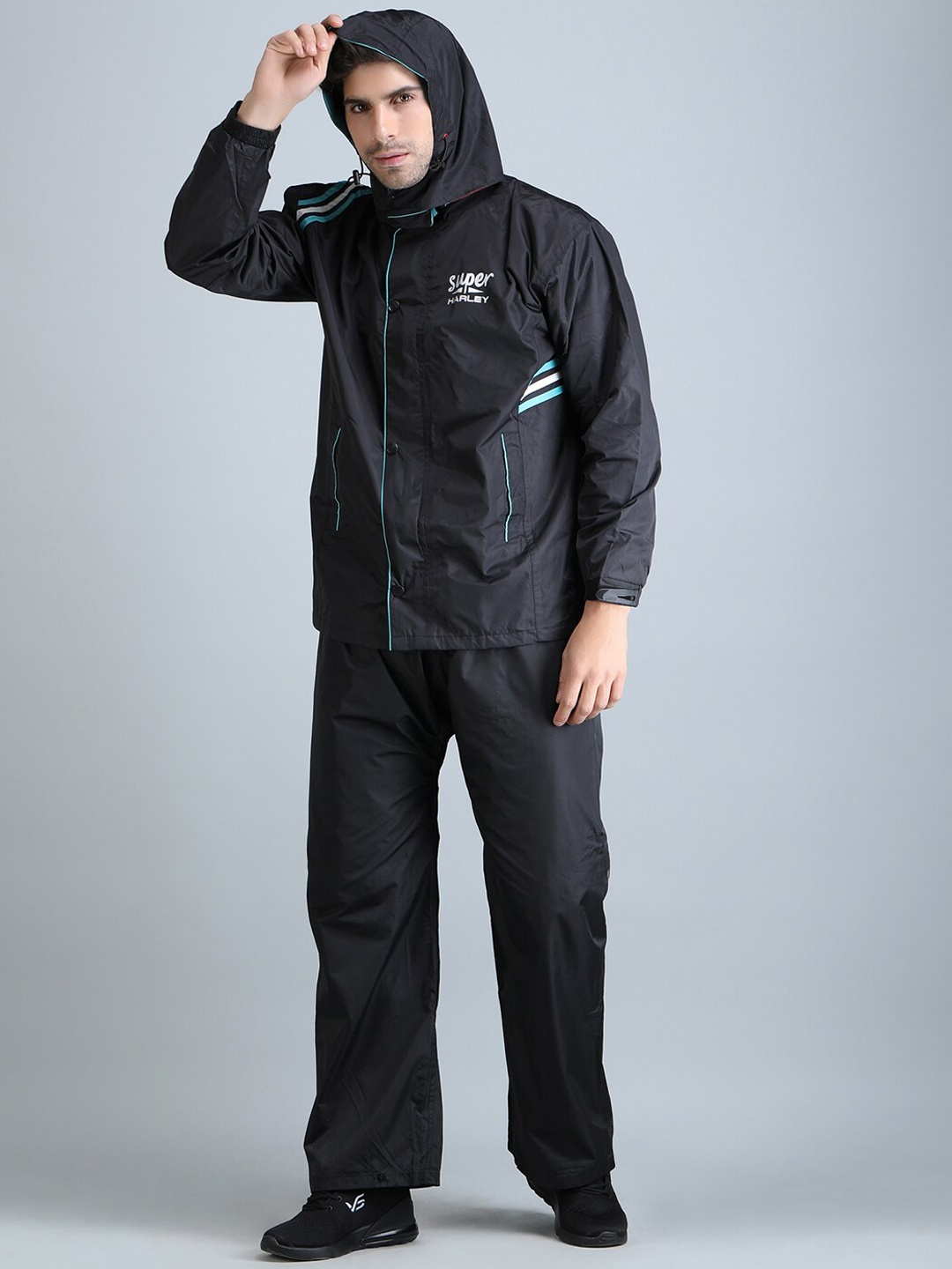 

Super Rain Jacket With Trousers, Black