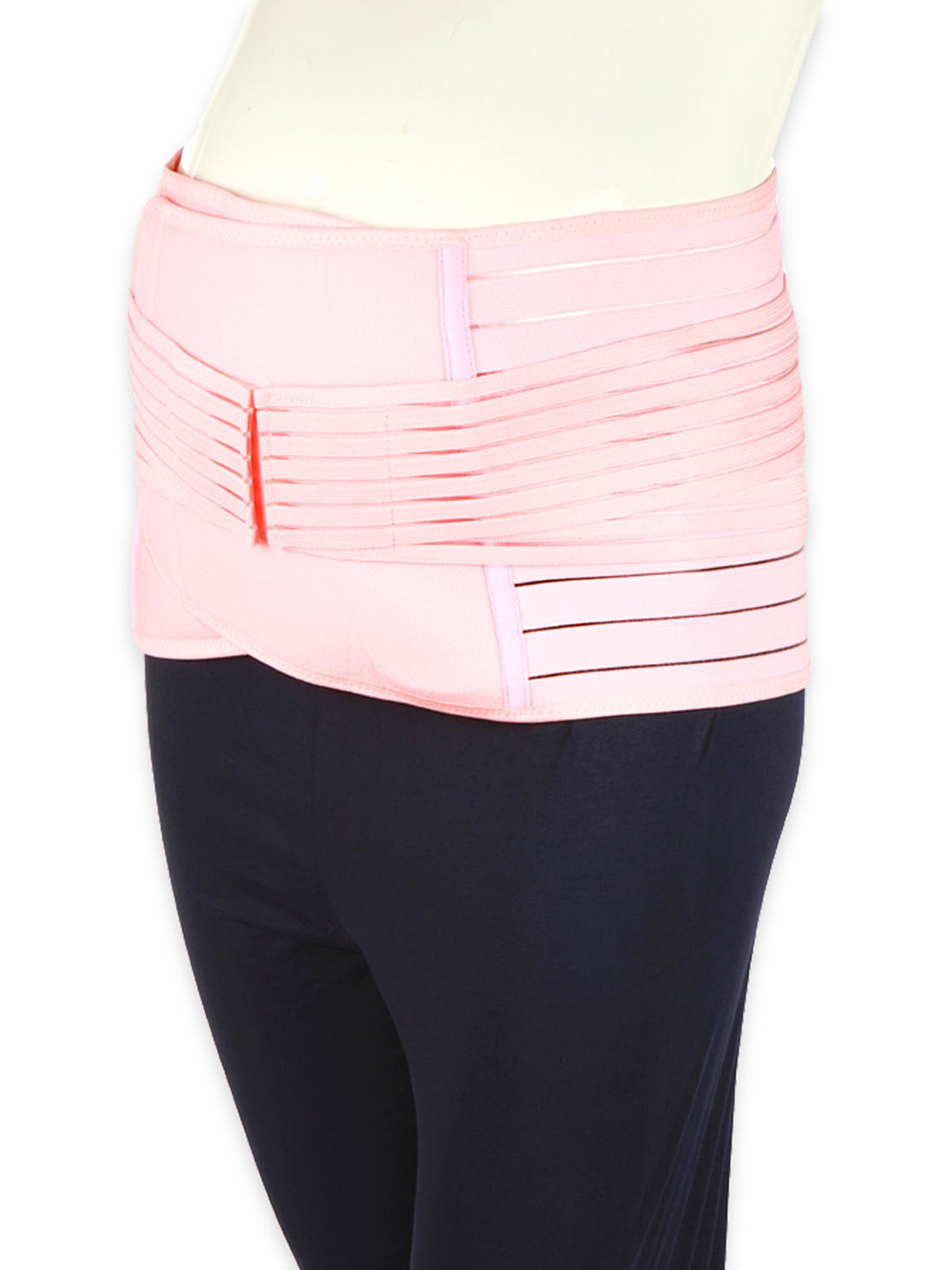

MeeMee Women Self-Design Maternity Corset Belt, Pink