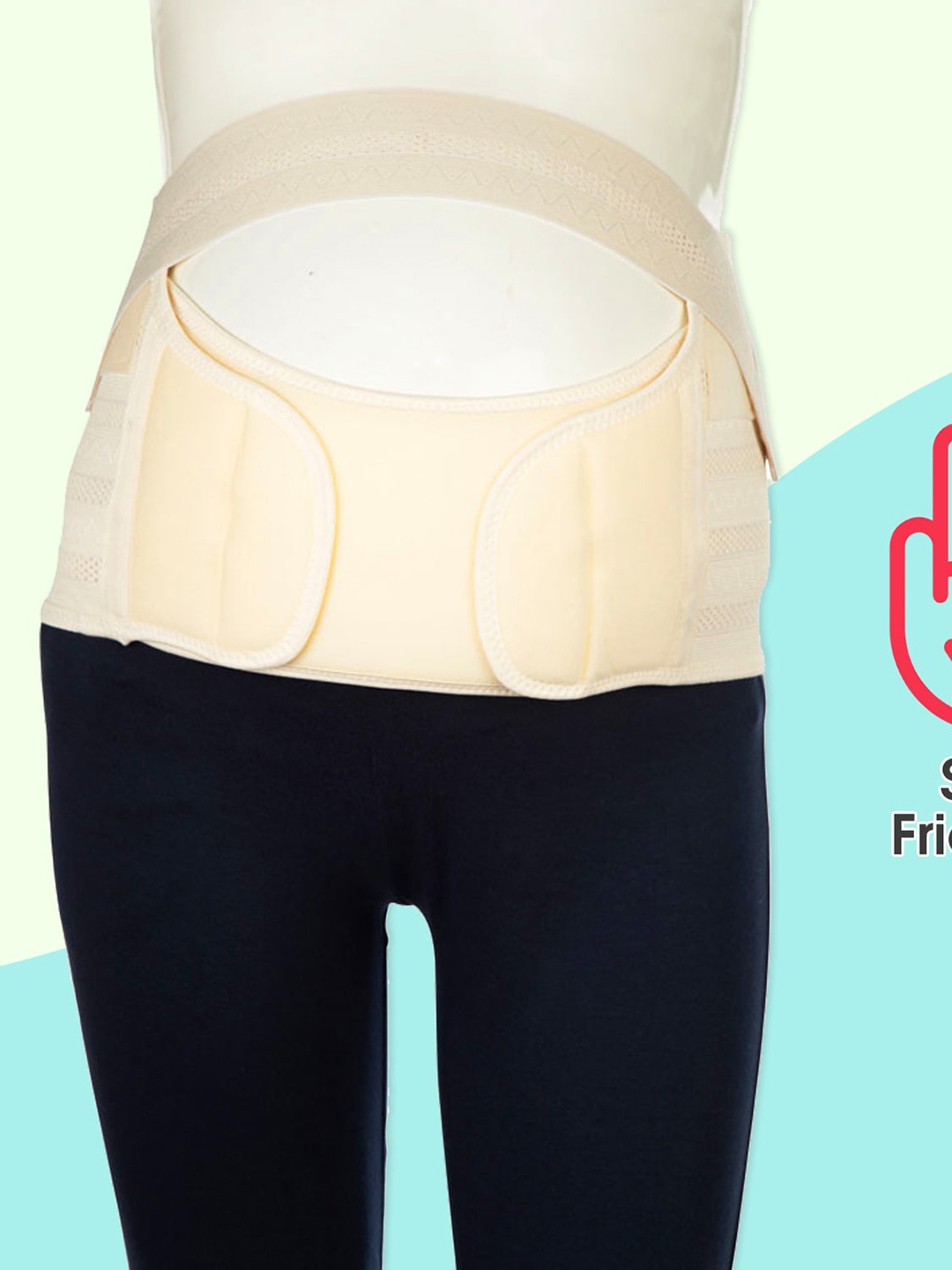 

MeeMee Women Self-Design Maternity Corset Belt, Beige