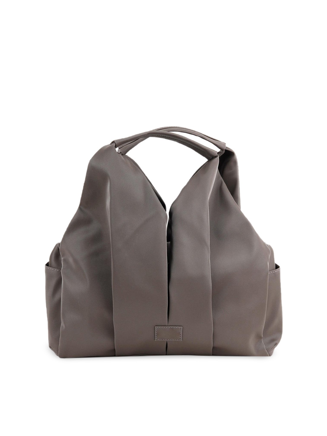 

ODETTE Structured Shoulder Bag, Grey