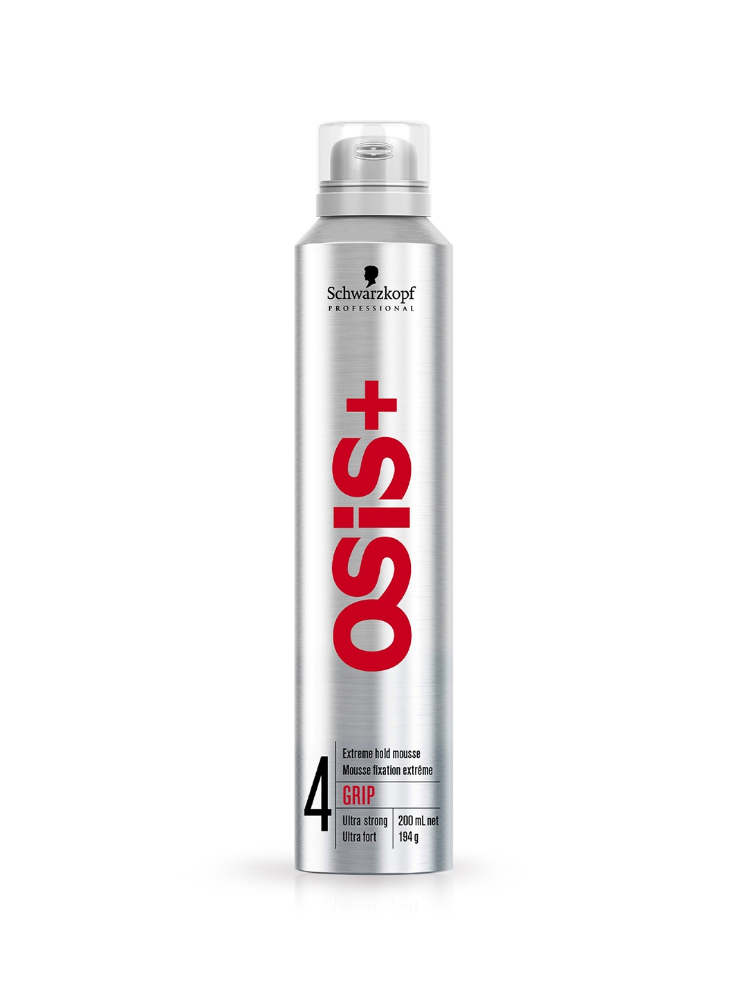 

Schwarzkopf PROFESSIONAL OSiS+ Grip Extreme Hold Hair Mousse - 200ml, Silver