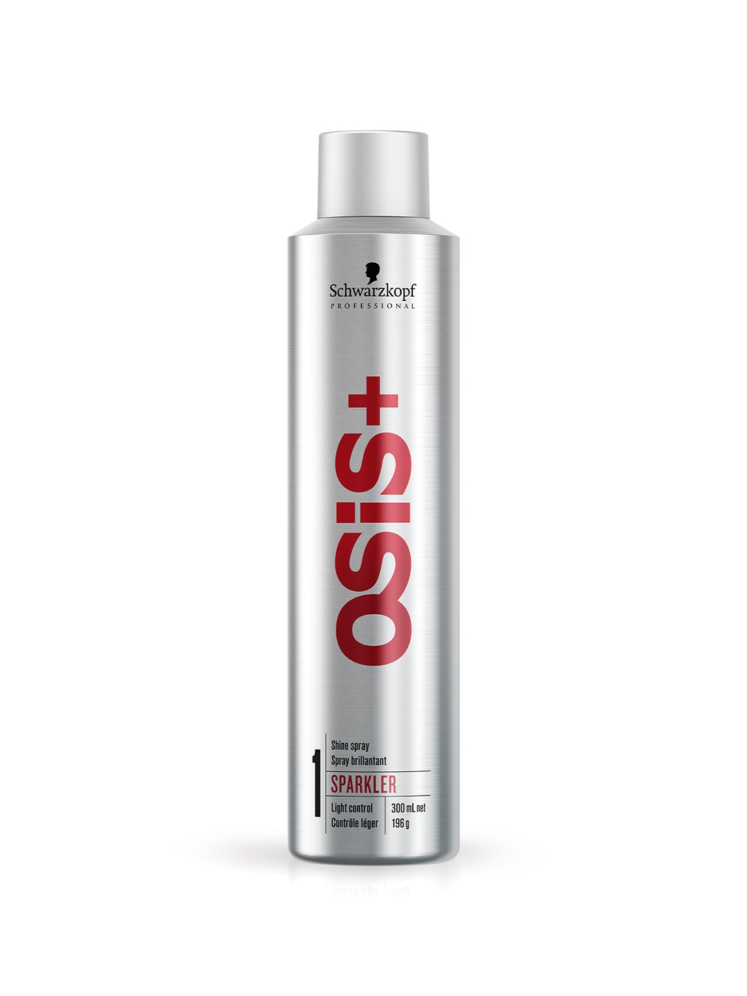 

Schwarzkopf PROFESSIONAL Osis+ Sparkler Shine Hair Spray for Instant Shine - 300ml, Silver