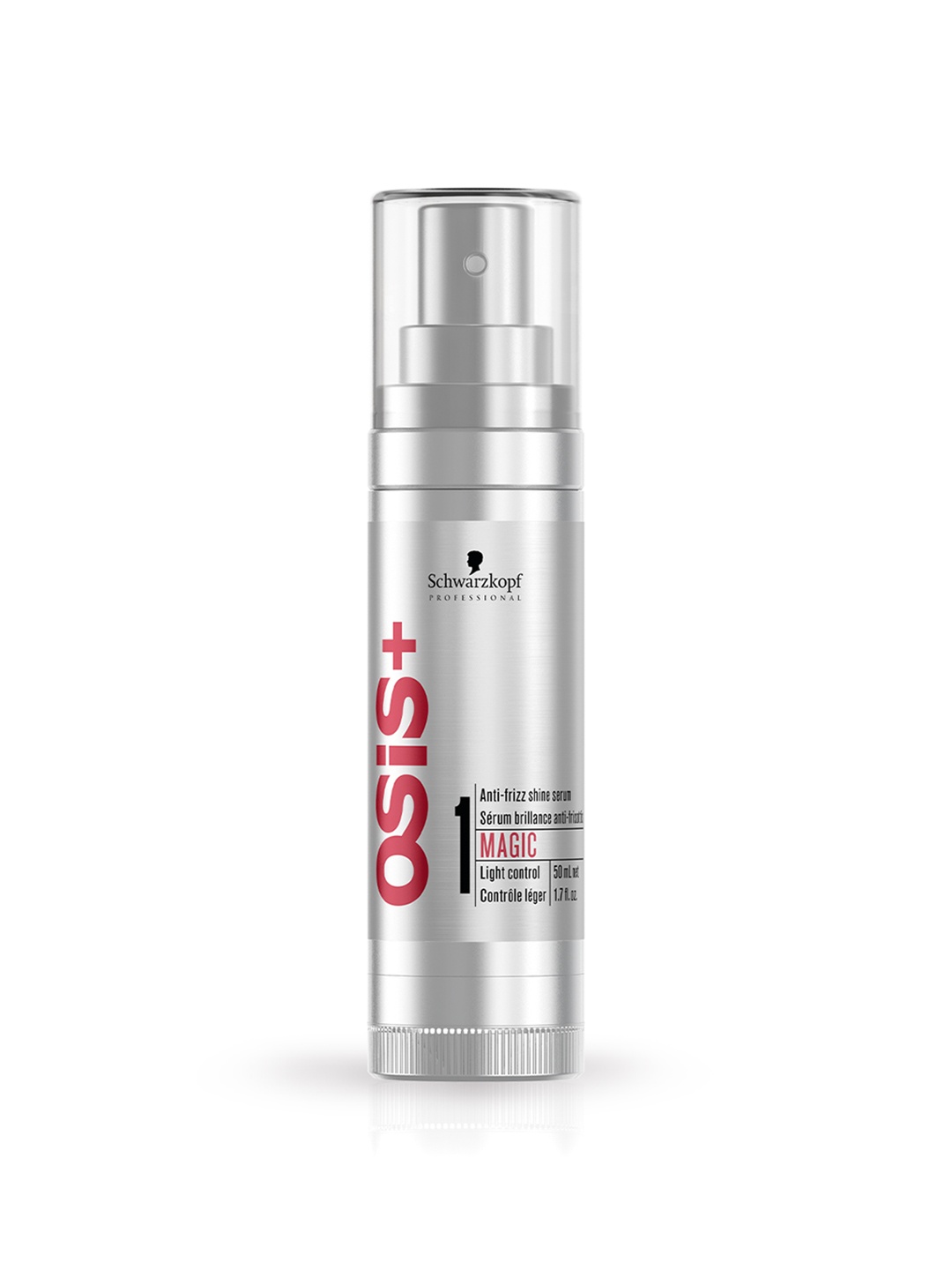 

Schwarzkopf PROFESSIONAL Osis+ Magic Anti-Frizz Shine Hair Serum for Glossy Hair - 50ml, Grey