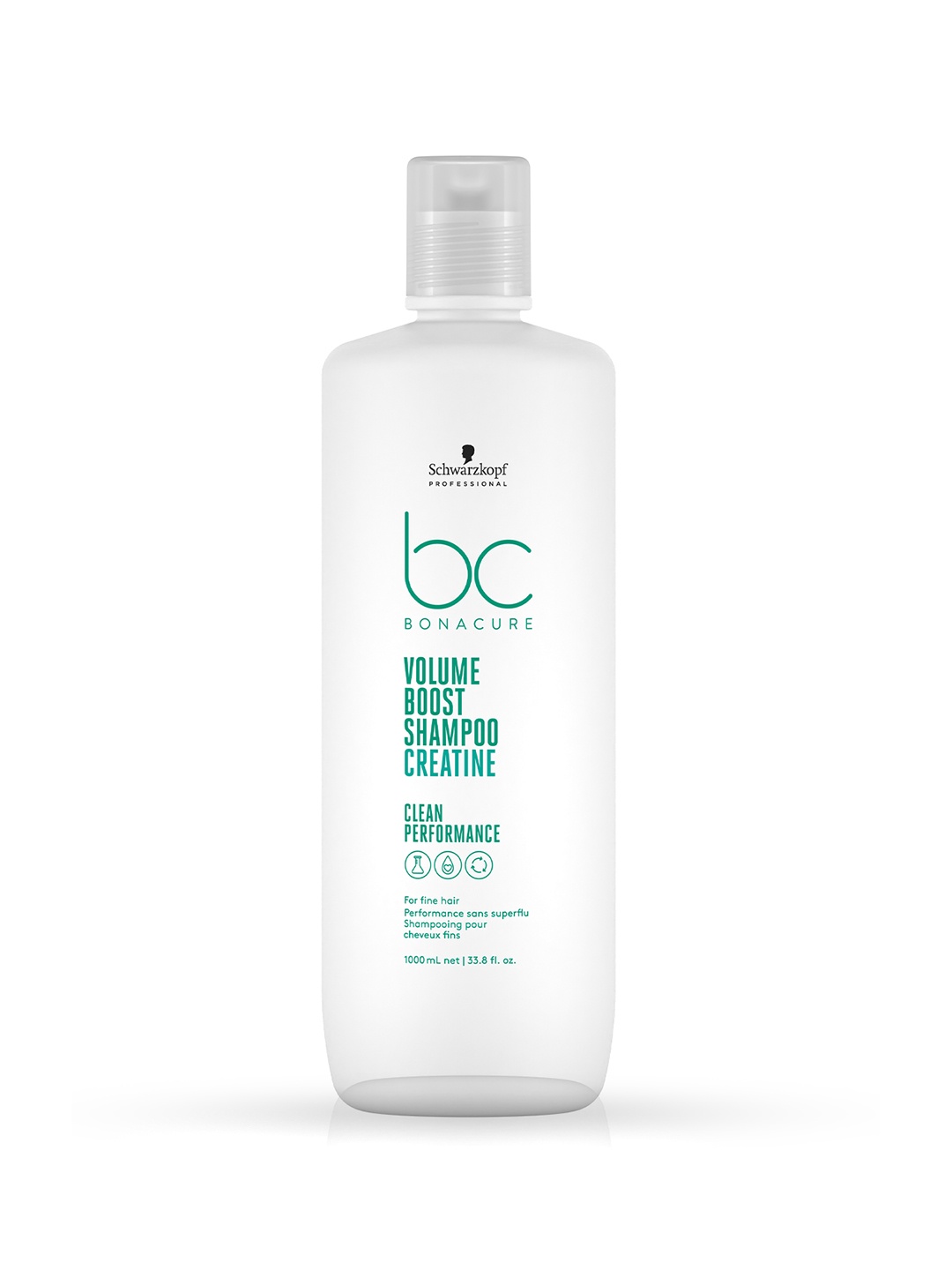 

Schwarzkopf PROFESSIONAL Bonacure Volume Boost Shampoo with Creatine for Fine Hair - 1 L, White