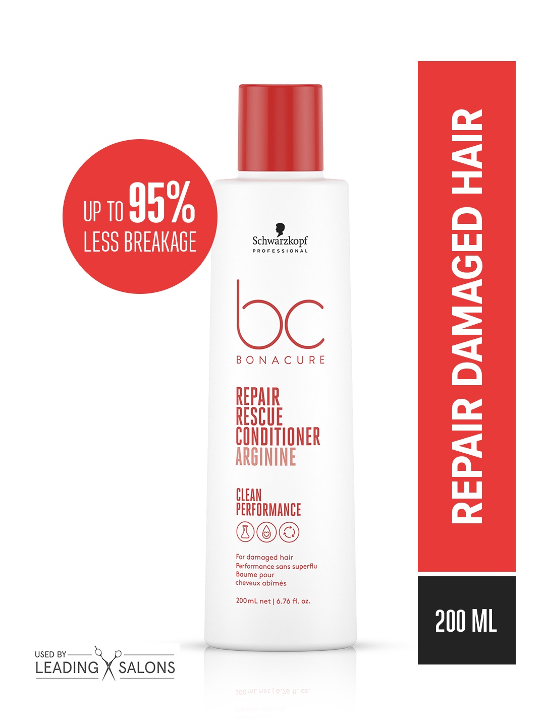 

Schwarzkopf PROFESSIONAL Bonacure Repair Rescue Conditioner with Arginine - 200 ml, White