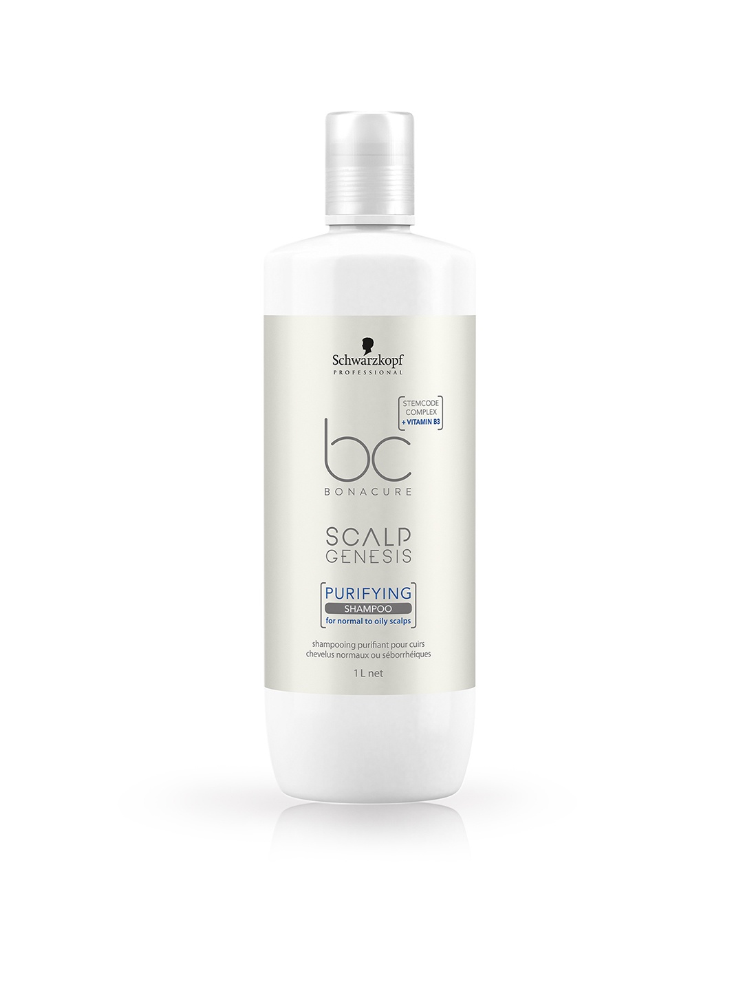 

Schwarzkopf PROFESSIONAL Boncaure Scalp Genesis Purifying Shampoo - 1L, White