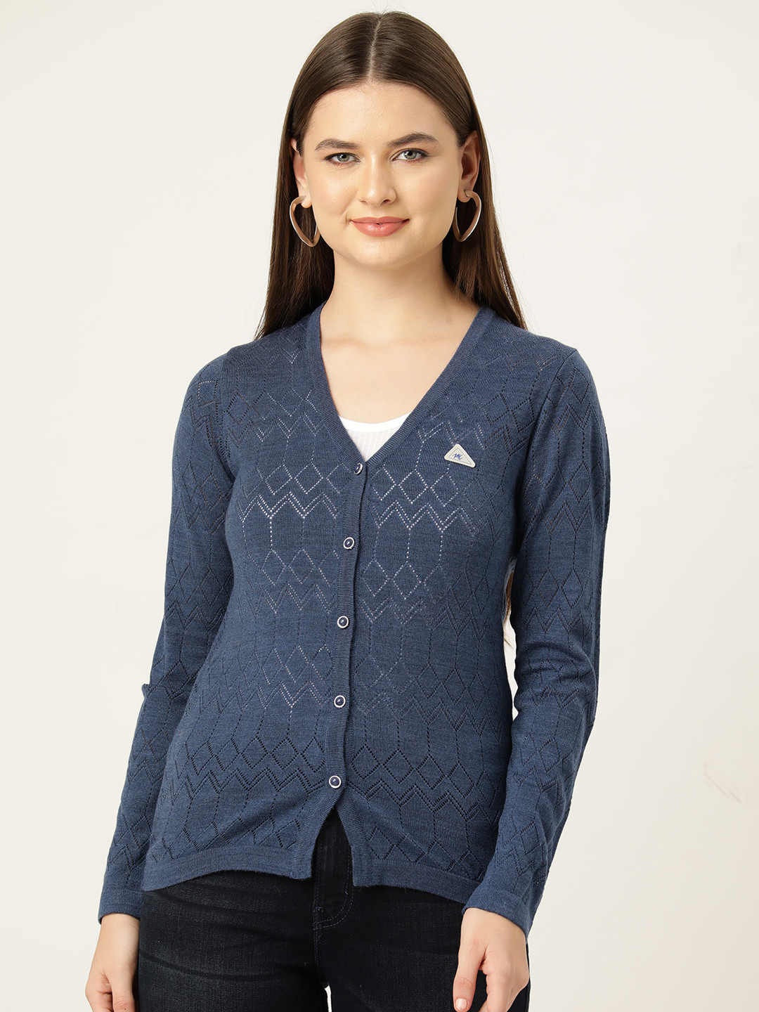 

Monte Carlo Self Designed Cardigan, Blue