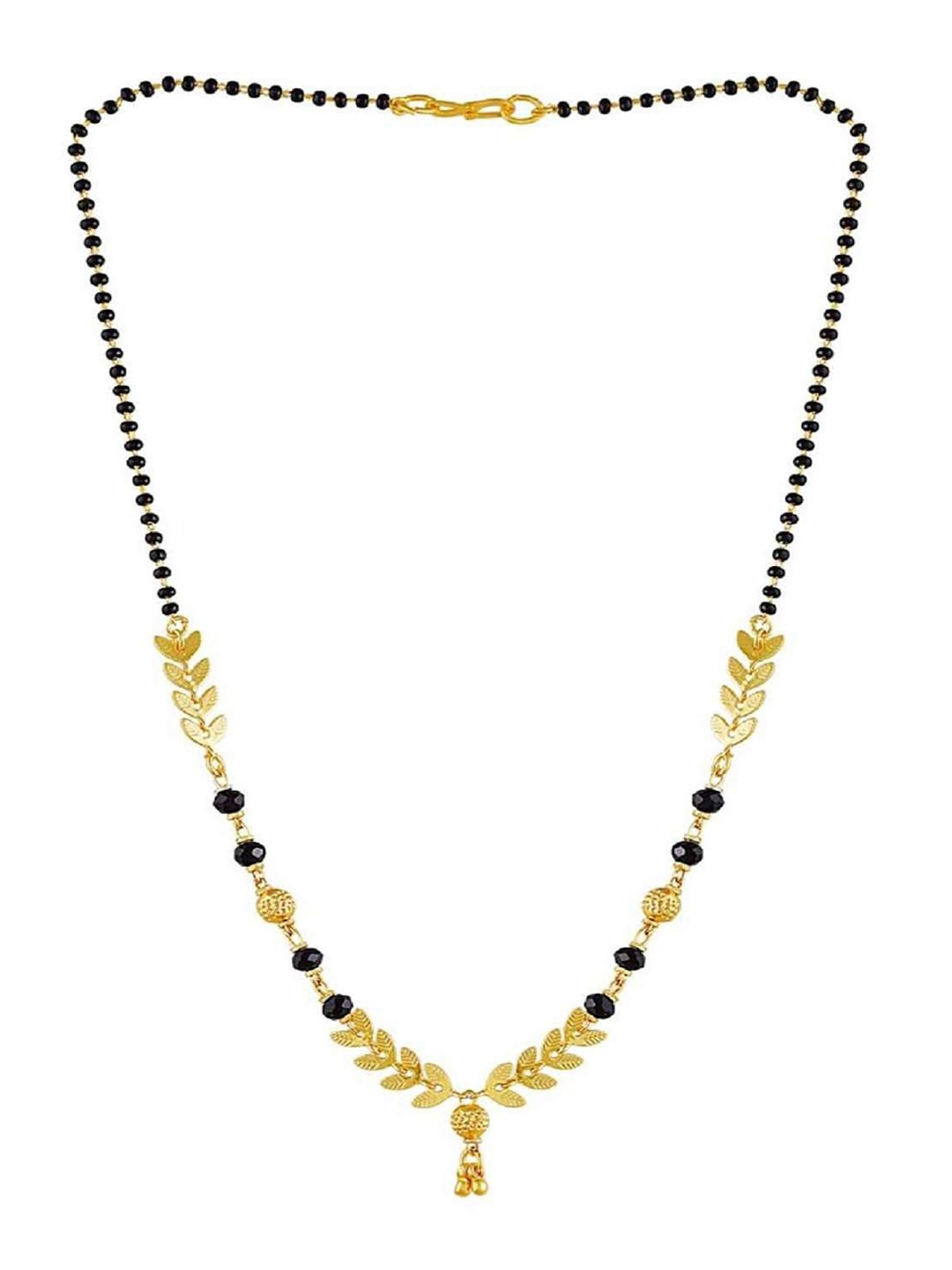 

JEWEL WORLD Set Of 3 Gold-Plated Mangalsutra