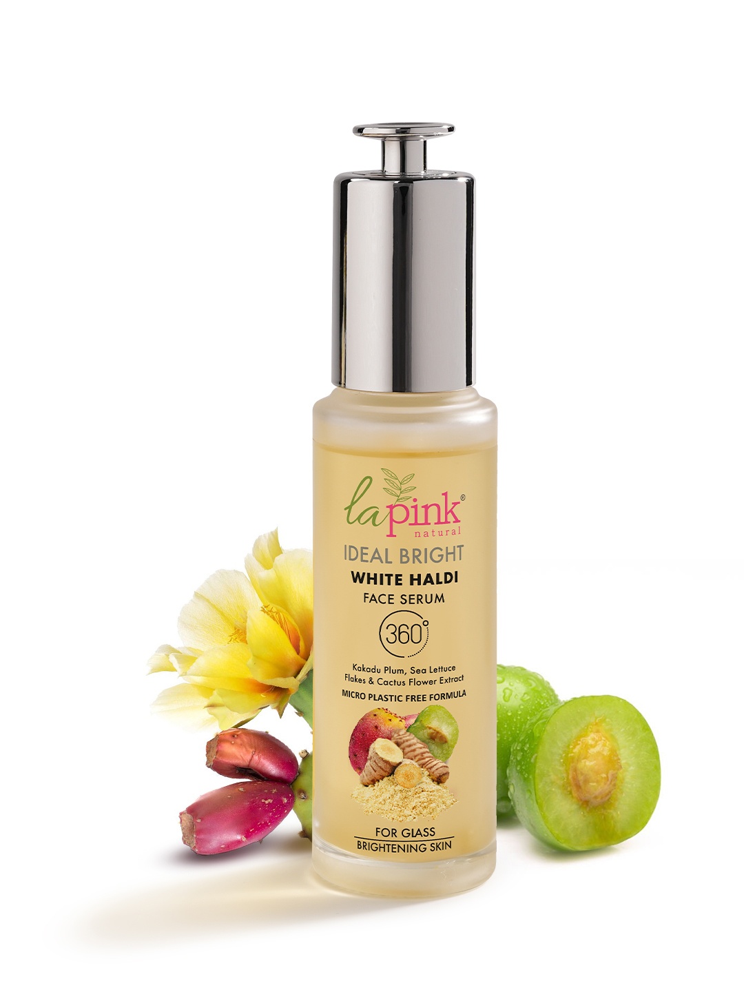 

La Pink Ideal Bright Face Serum with Kakadu Plum for Hyperpigmentation & Dark Spots - 50ml, White